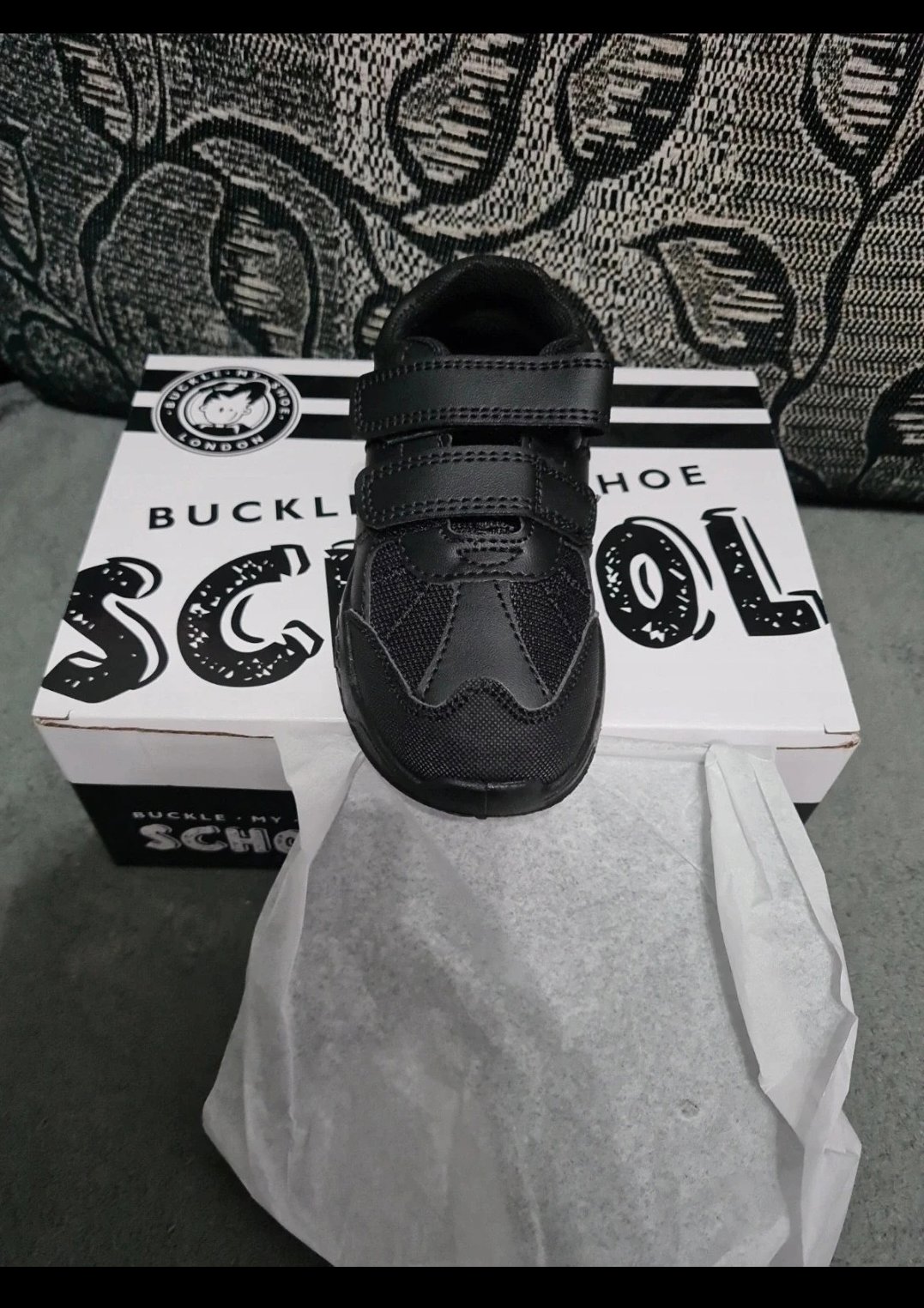 Boys school shoes/trainers , Buckle My Shoe, 12, New condition — preloved on SilentSale®