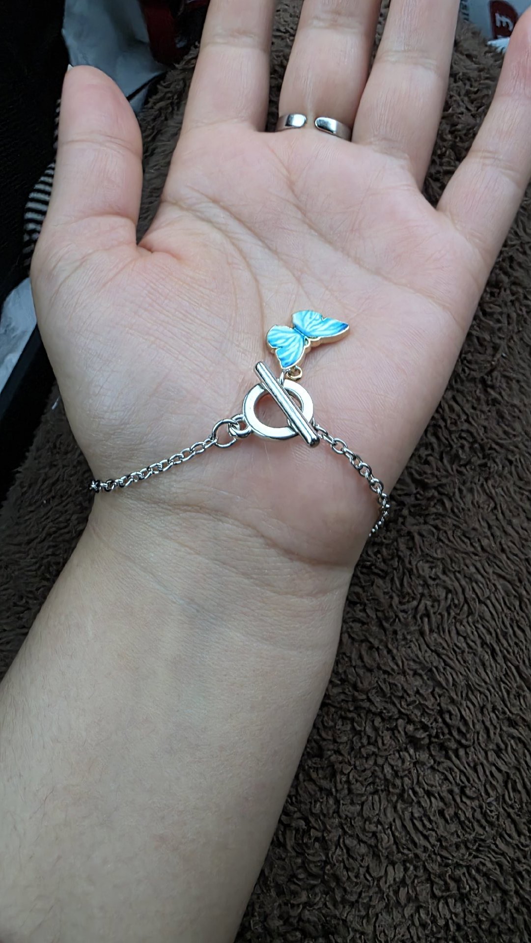 Silver color butterfly bracelet , Unbranded, One Size, New condition — preloved on SilentSale®