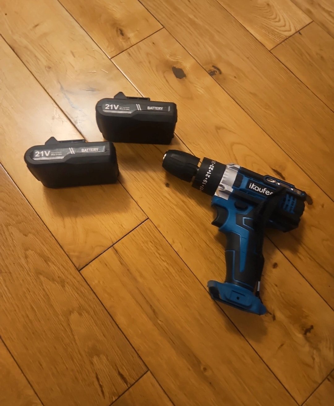 Cordless Hammer Drill Set Electric Impact Driver Screwdriver w/ 2 Battery UK, ikaufen, Large, Excellent condition — preloved on SilentSale®