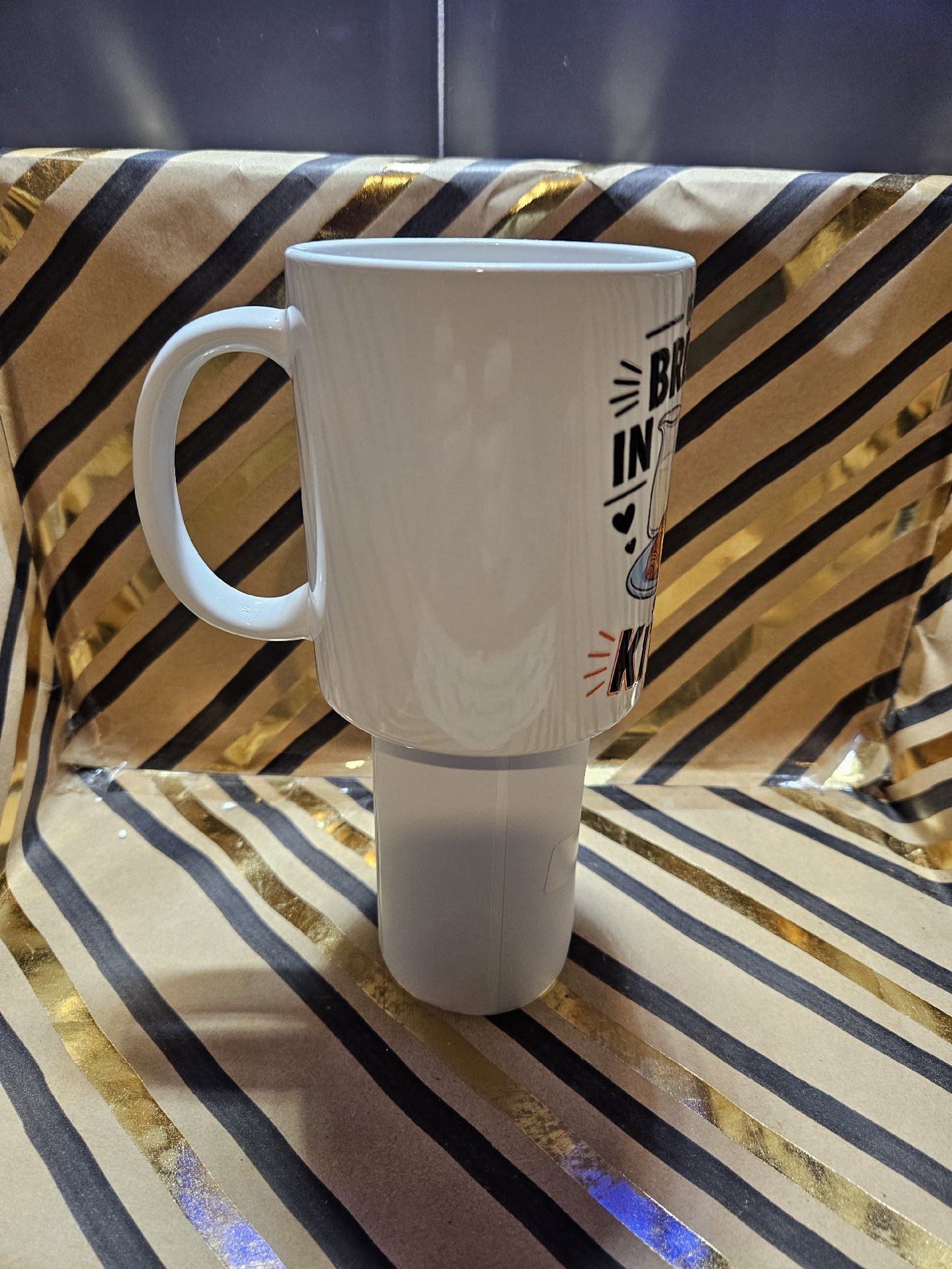 Novelty Breakfast In Bed Kitchen Mug, Unbranded, One Size, New condition — preloved on SilentSale®