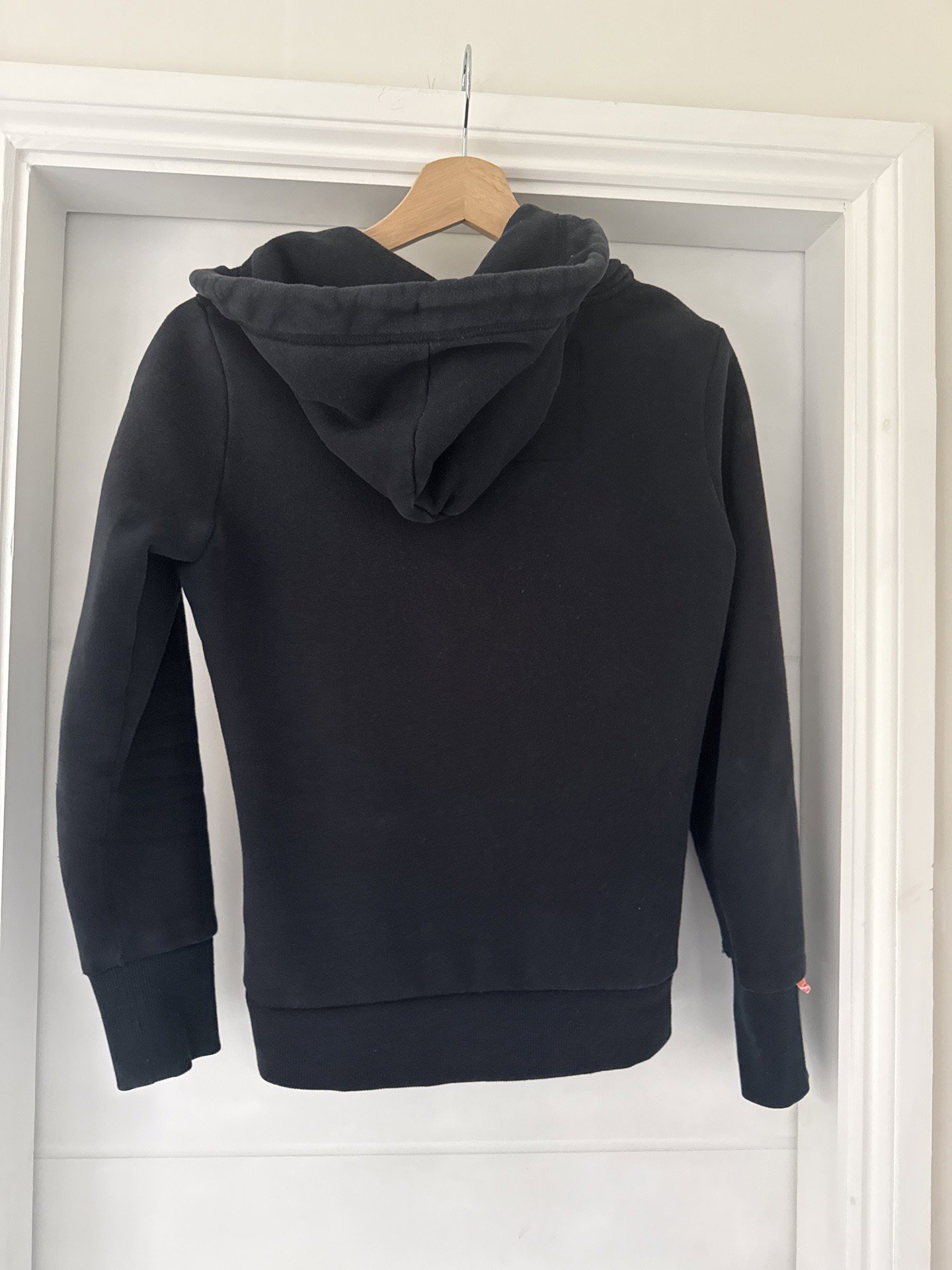 Superdry Orange Label Navy Blue Zip Hoodie – UK 8, Superdry, 8, Excellent condition — preloved on SilentSale®