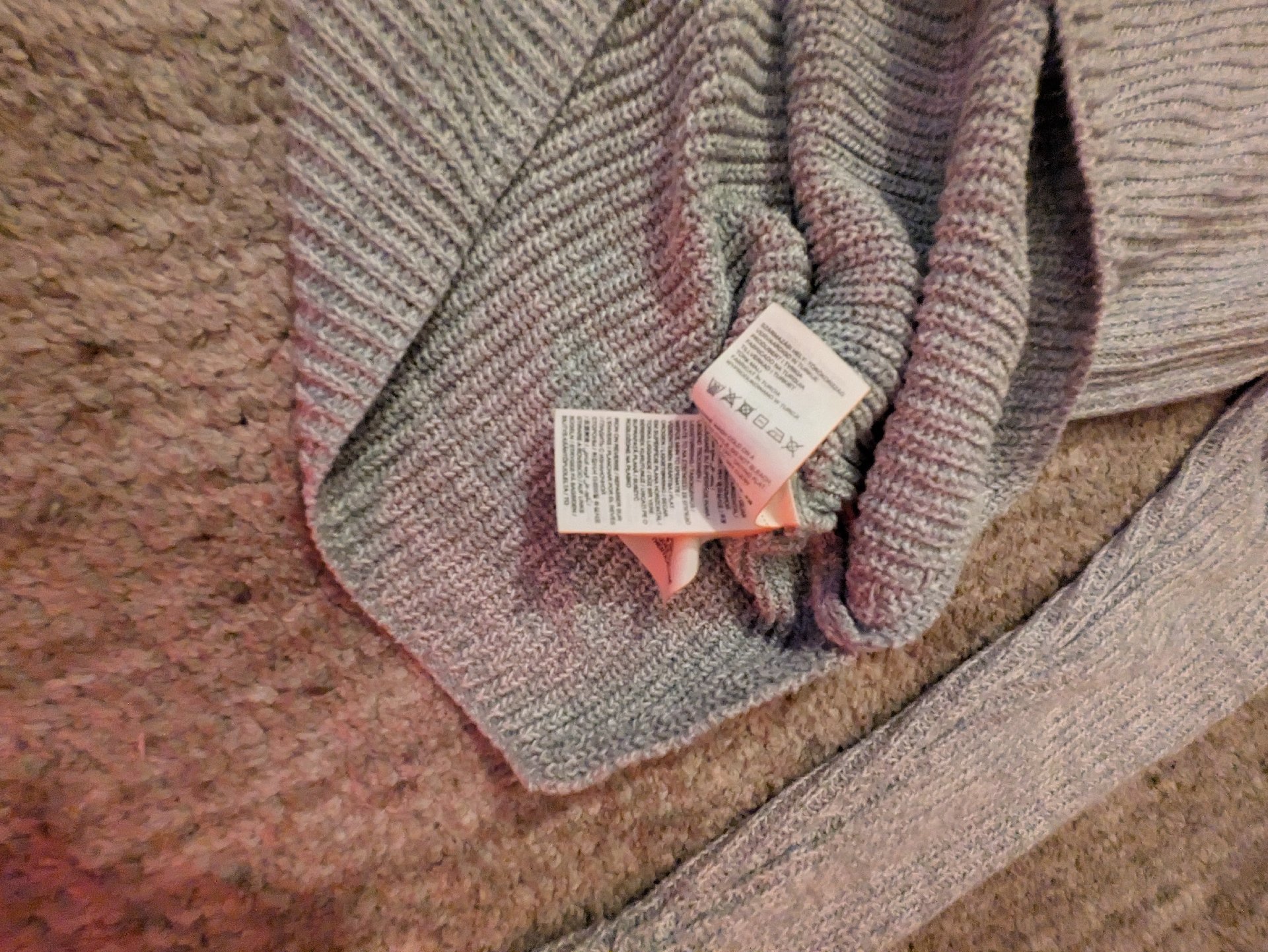 Superdry Grey Ribbed Knit Jumper, Superdry, S, Excellent condition — preloved on SilentSale®