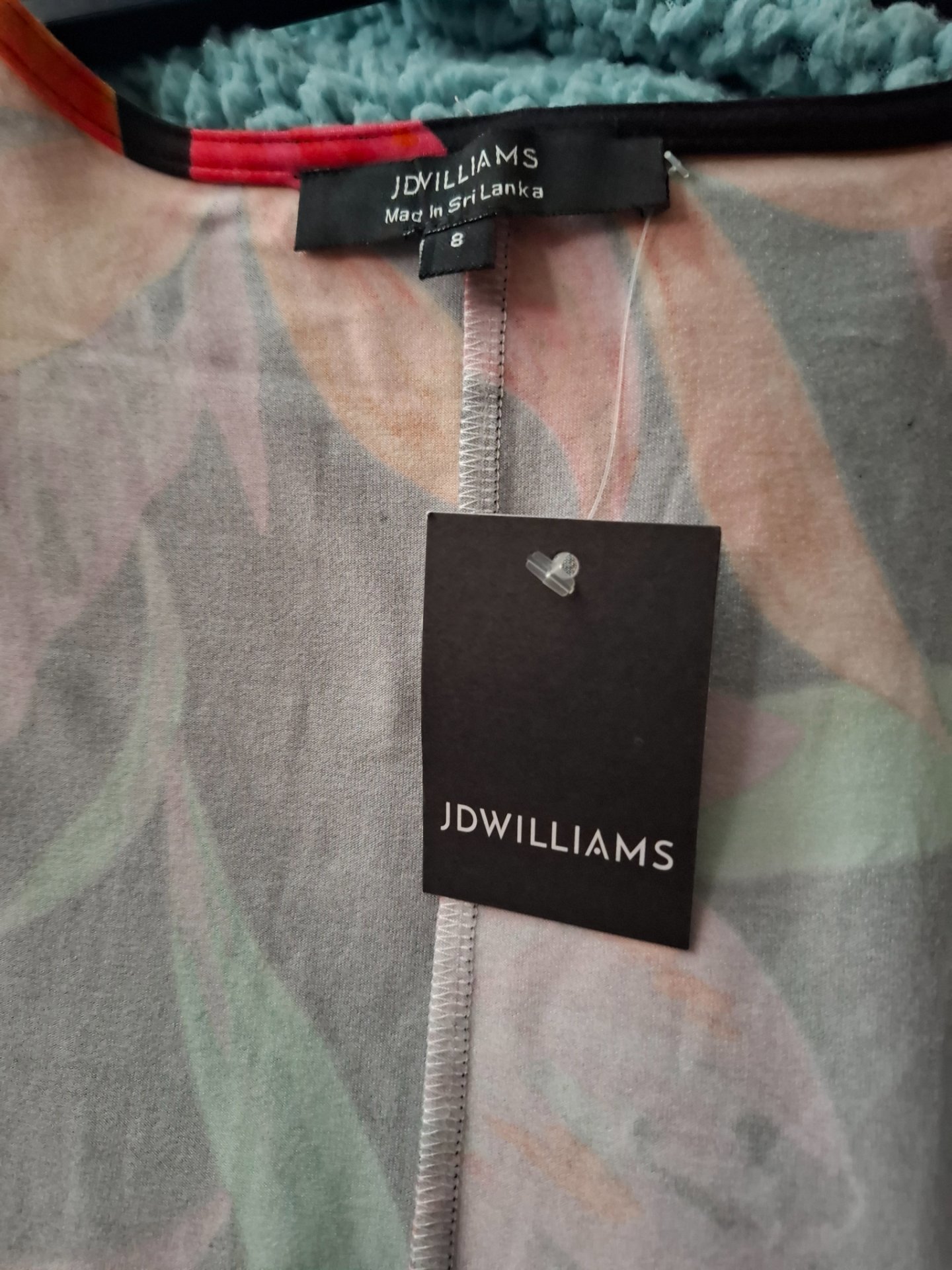 JD Williams Black Floral Swing Dress – Size 8, JD Williams, 8, New condition — preloved on SilentSale®
