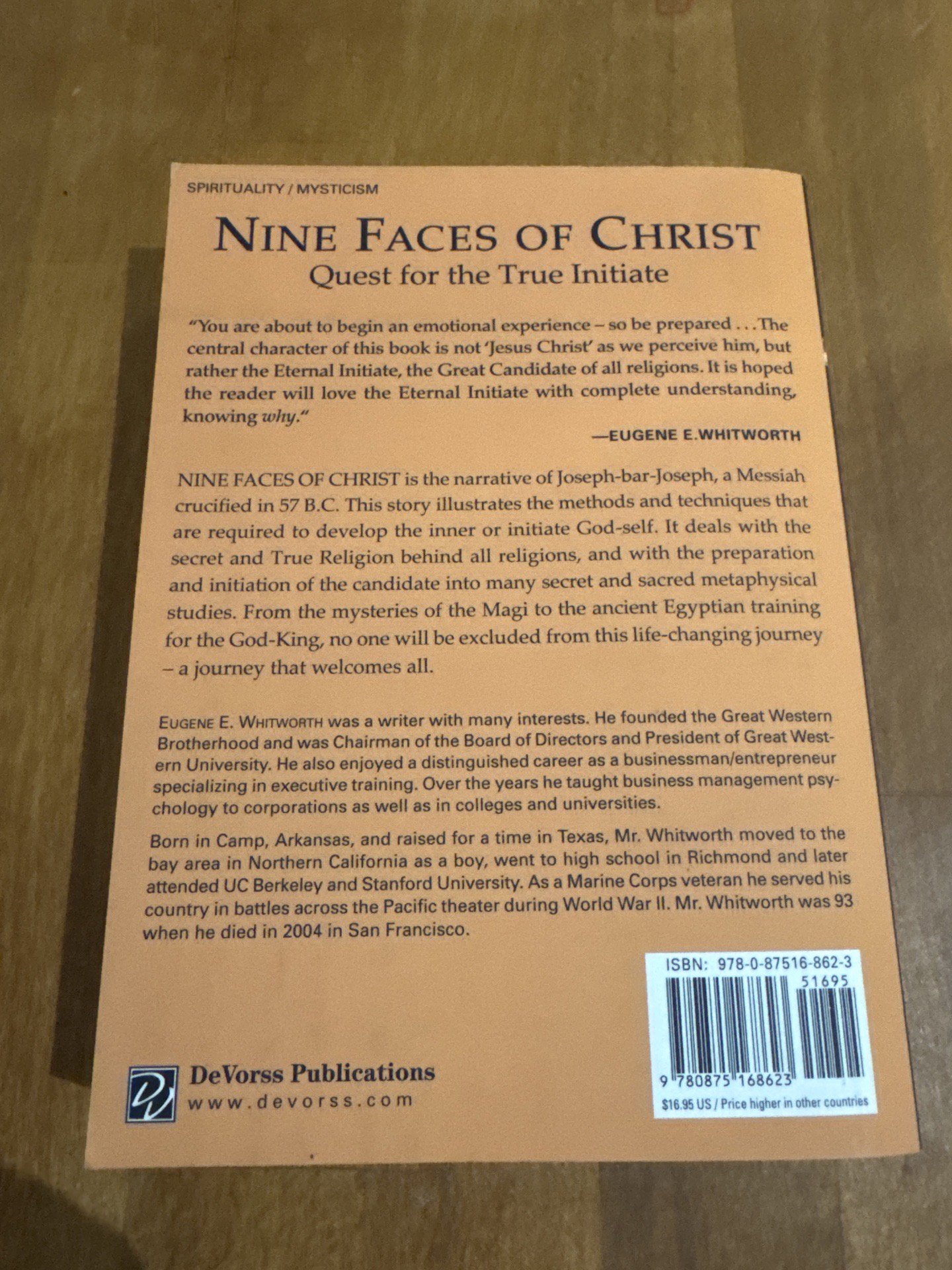 Nine Faces of Christ — Eugene E. Whiteworth, DeVorss & Company, One Size, New condition — preloved on SilentSale®