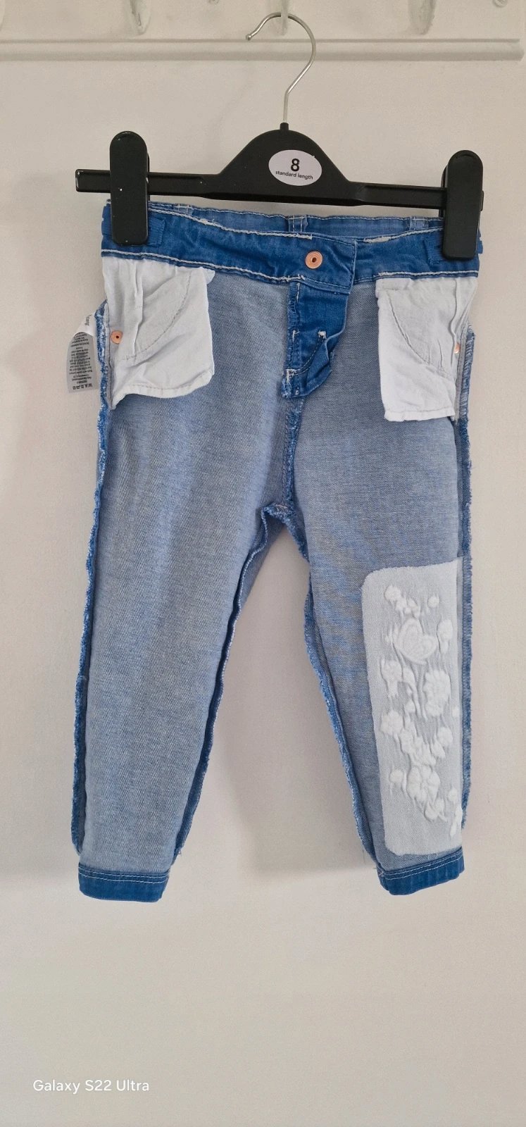 Girls jeans, Nutmeg, 12-18 months / 80 cm, Excellent condition — preloved on SilentSale®