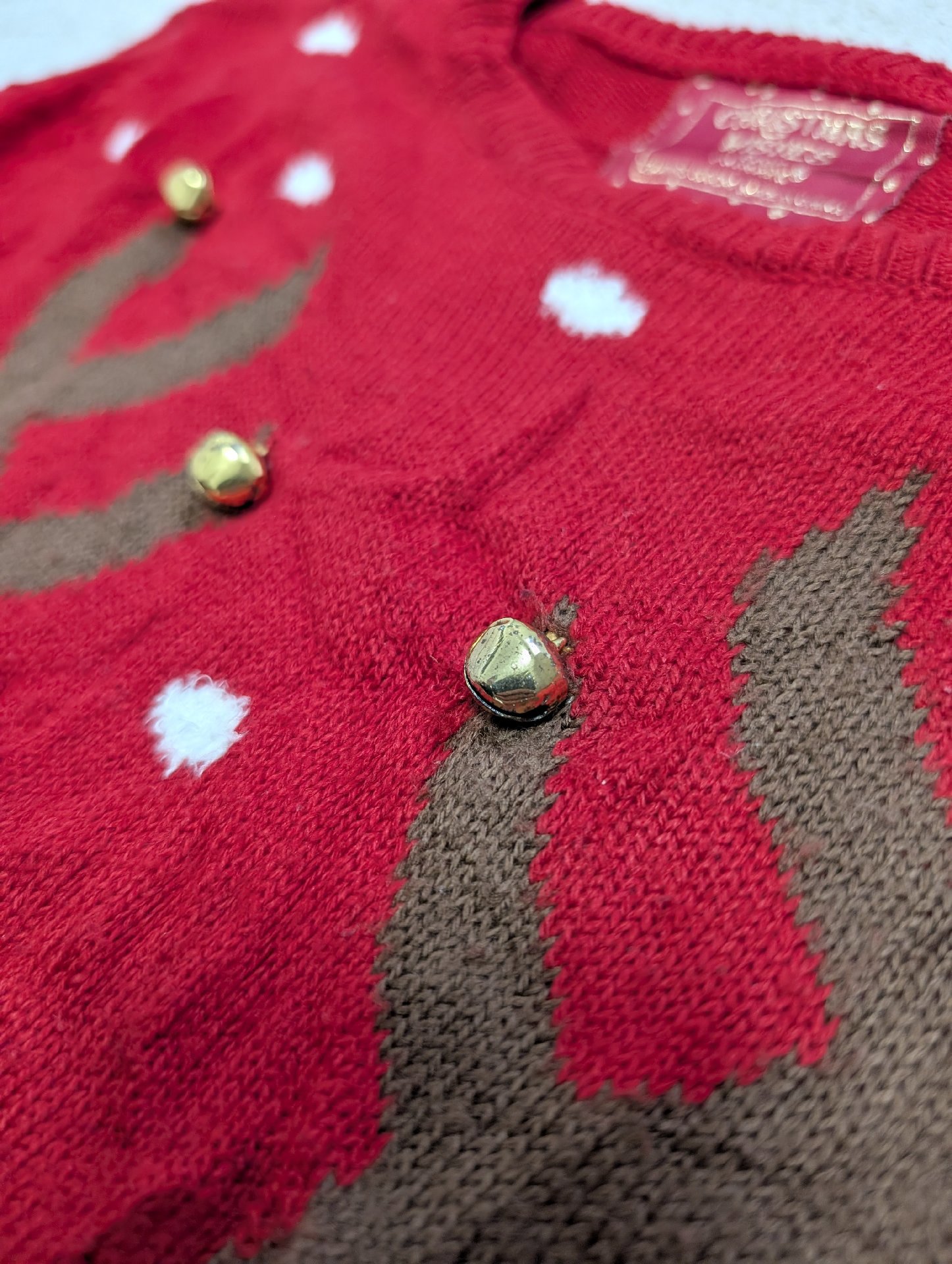 Primark Christmas Wishes Red Reindeer Christmas Jumper – 13-14 Years, Primark, 13-14 years, Good condition — preloved on SilentSale®