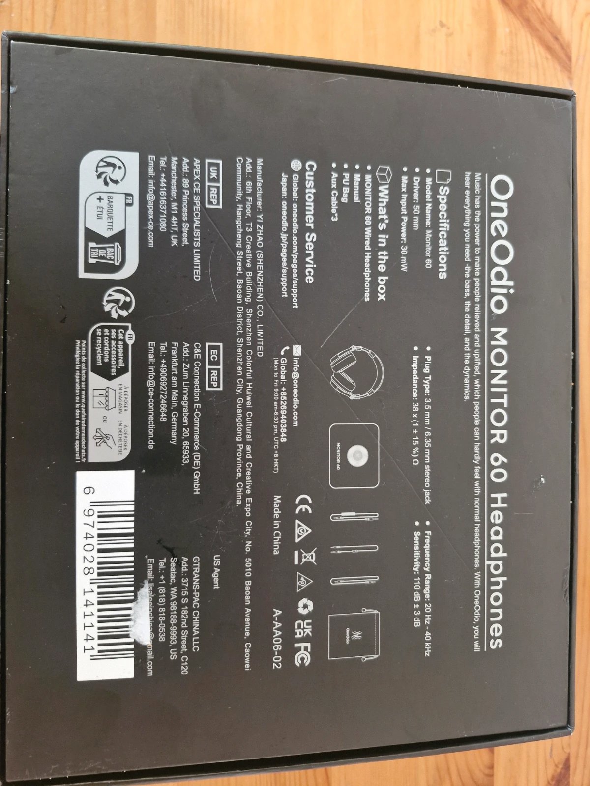 Oneodio monitor 60 dj headphones, OneOdio, One Size, New condition — preloved on SilentSale®