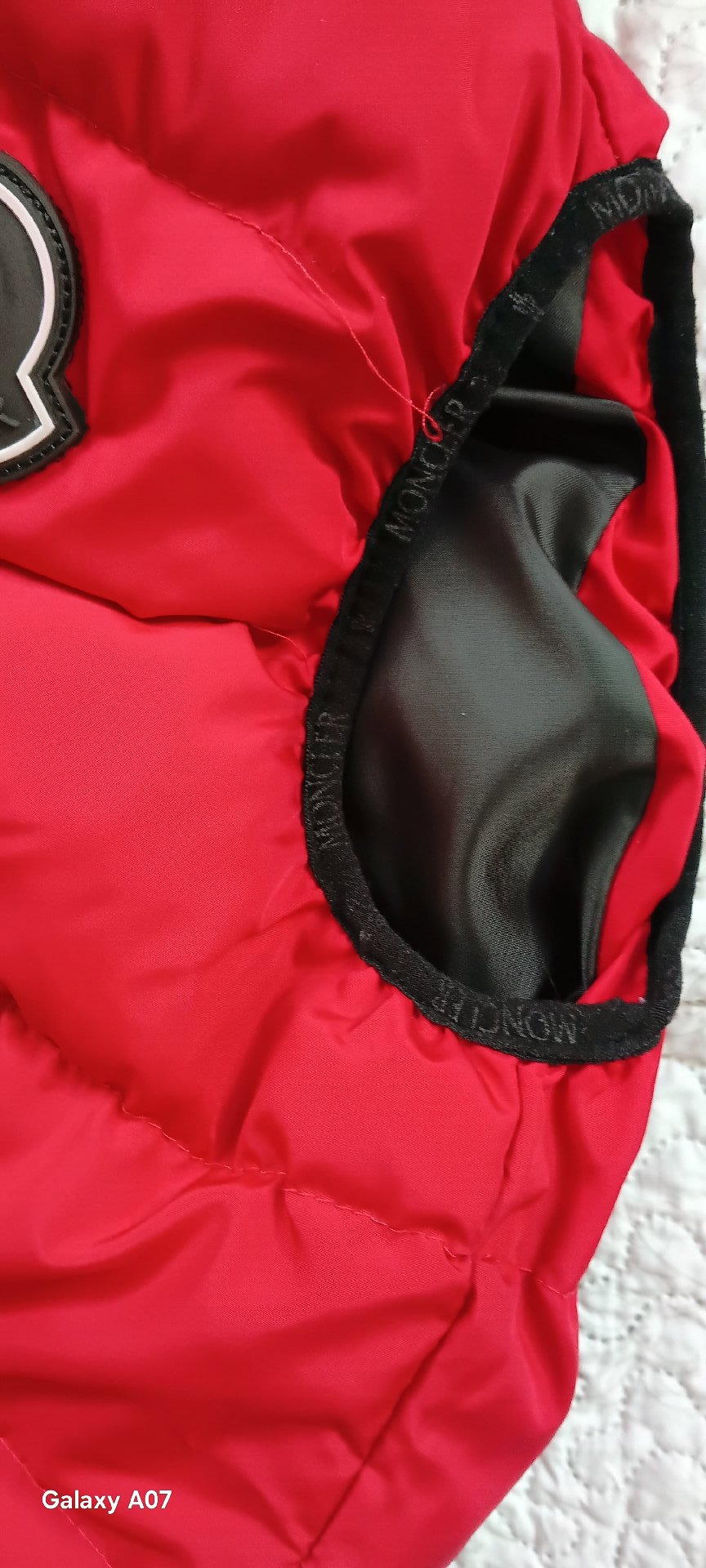 Moncler Red Puffer Jacket, Moncler, XL, Excellent condition — preloved on SilentSale®