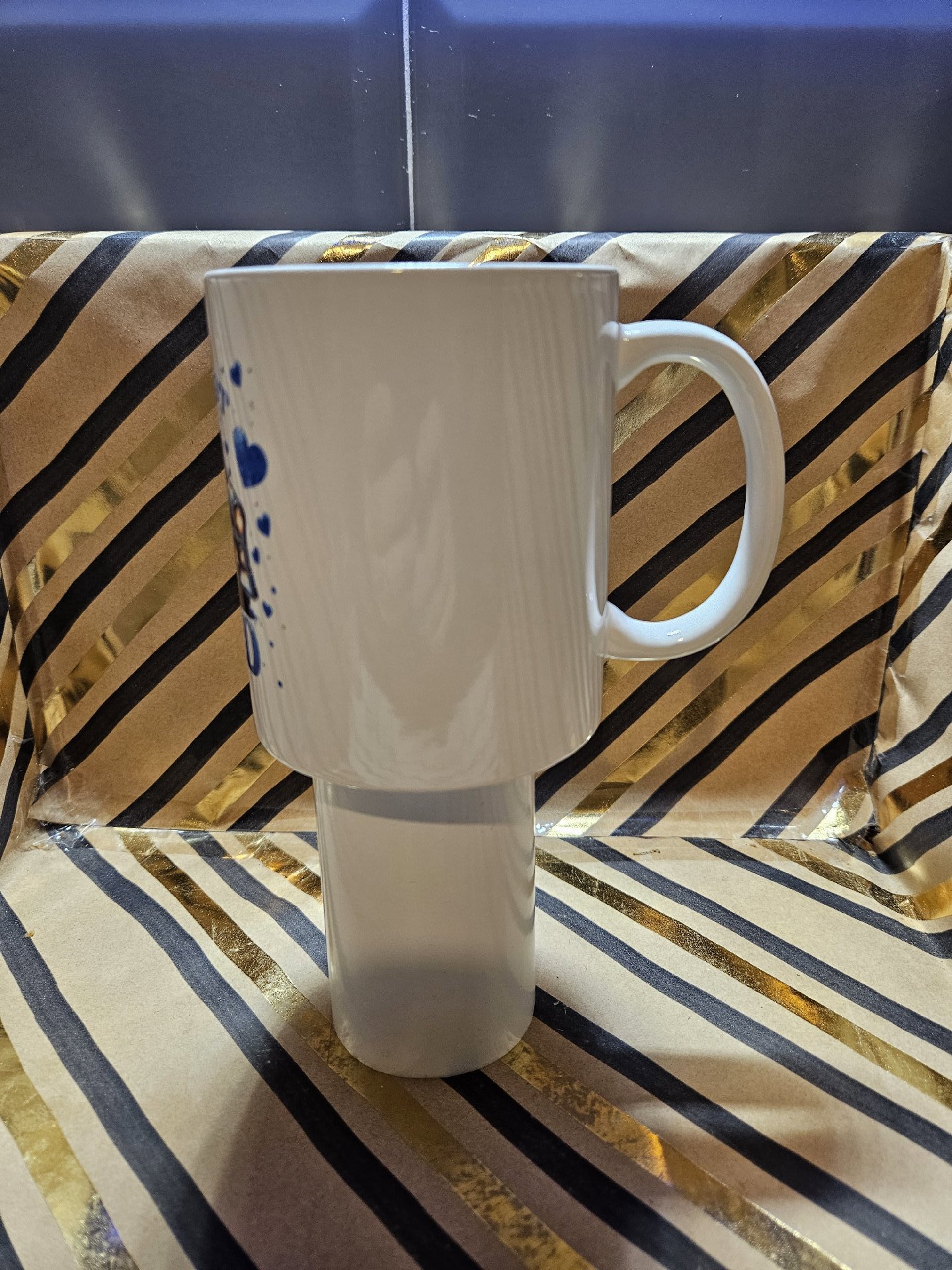 The Best Dad White Ceramic Mug with Car Design, Unbranded, One Size, New condition — preloved on SilentSale®