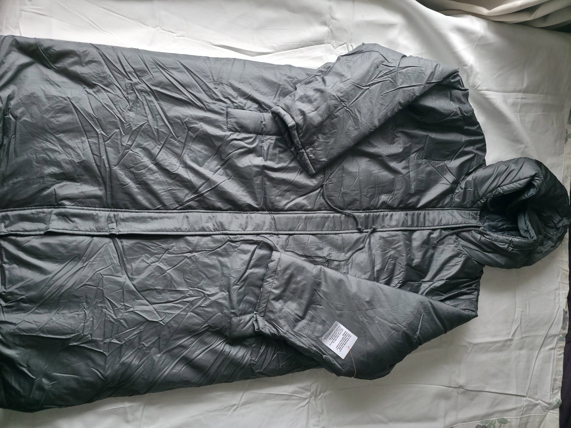 Black Long Padded Coat with Hood, ASOS Design, 20, New condition — preloved on SilentSale®