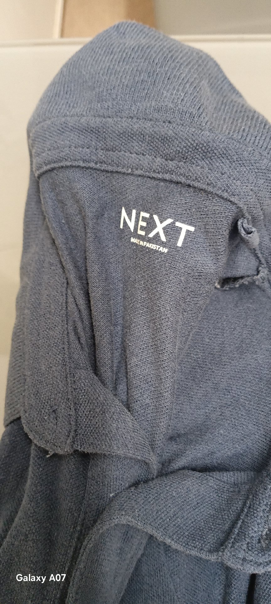 Next Boys Polo Shirts Blue and Beige 12 Years, Next, 12 years, Good condition — preloved on SilentSale®