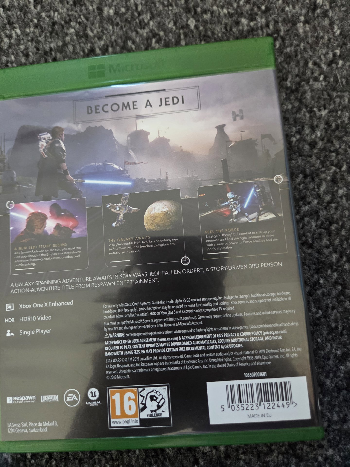 Star Wars Jedi Fallen Order Xbox One Game, Star Wars, One Size, Excellent condition — preloved on SilentSale®