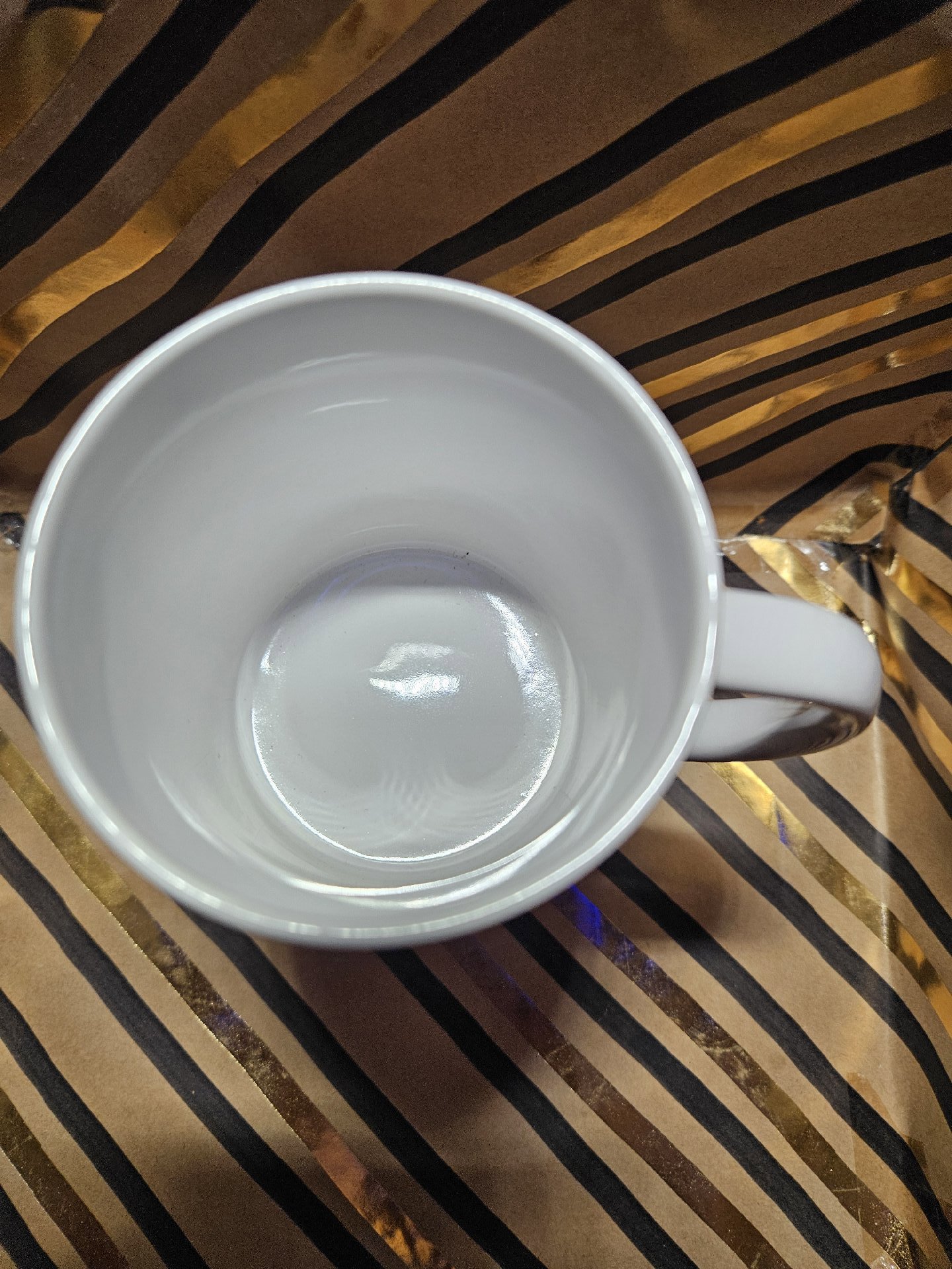 Ceramic Coffee Mug with Pink and Brown Pattern, Unbranded, One Size, New condition — preloved on SilentSale®