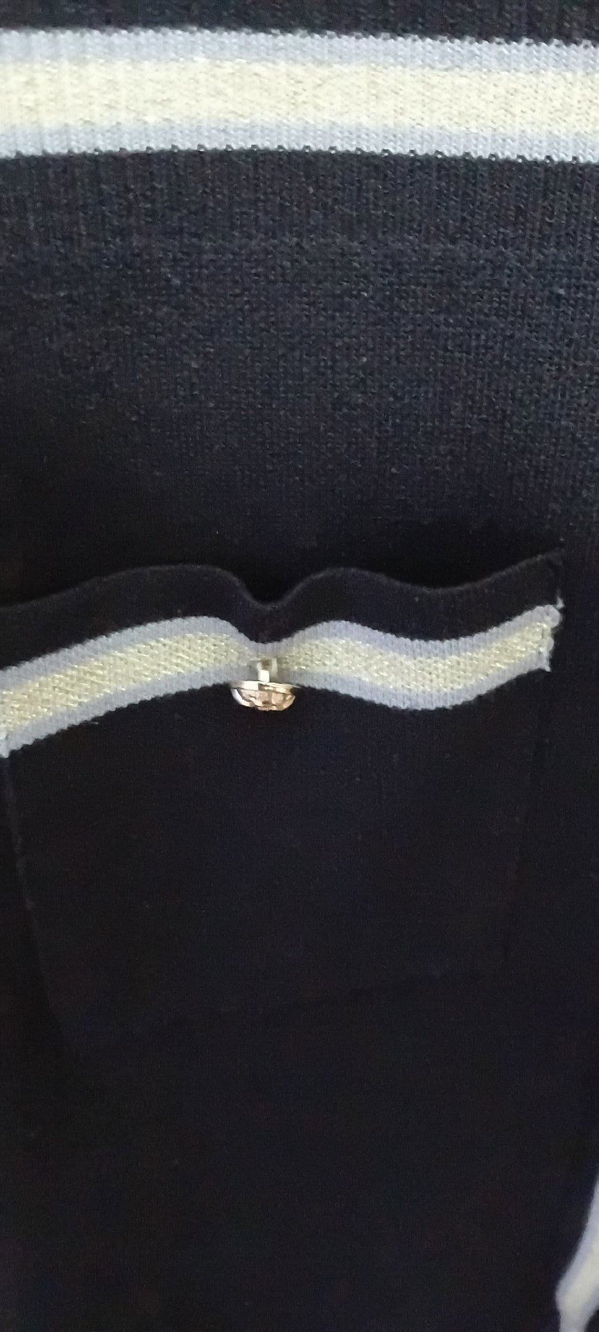 Black Knit Button Front Dress with Pockets – Size L, Unbranded, L, Excellent condition — preloved on SilentSale®