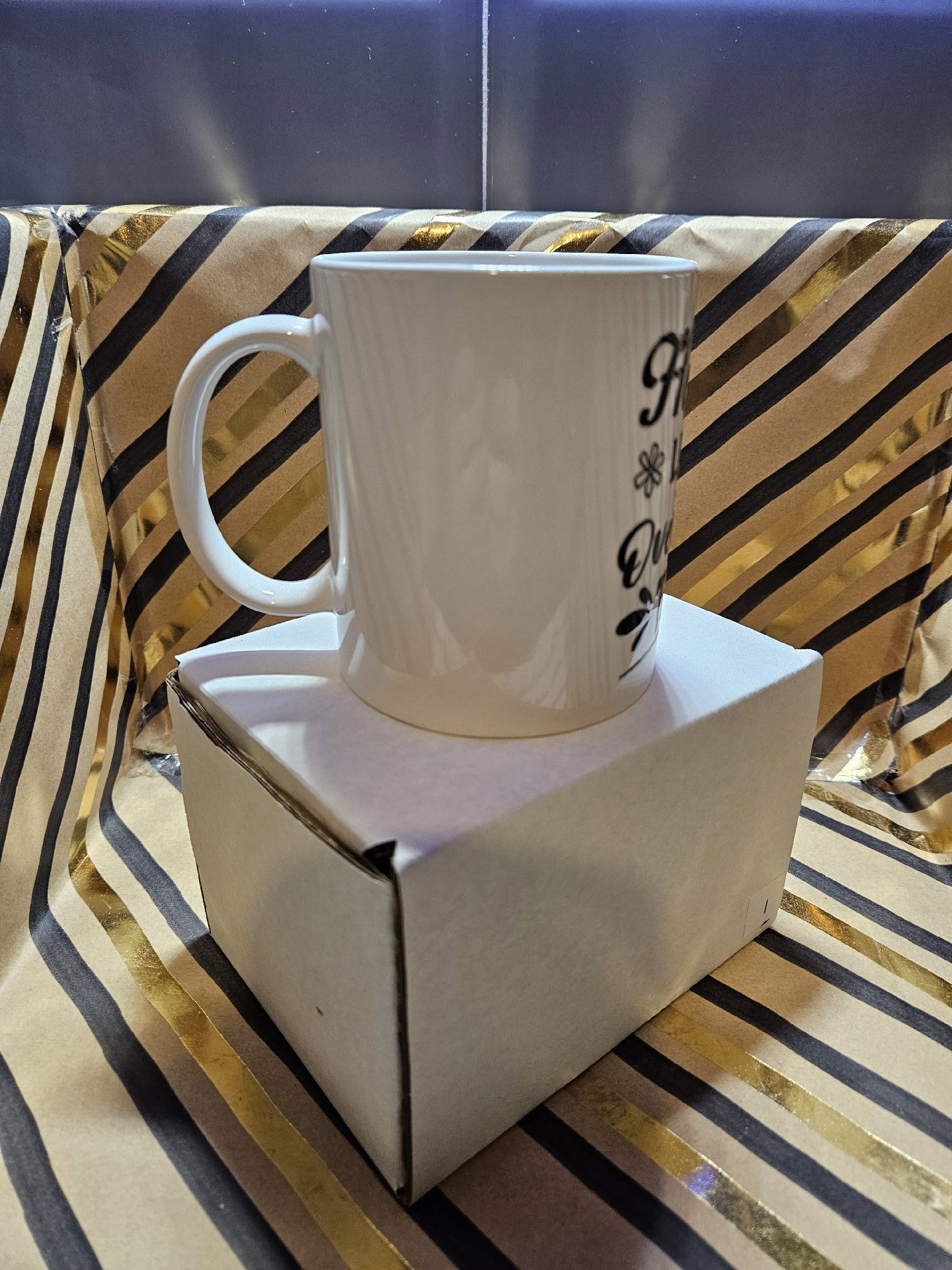 Ceramic Mug with 'Hold on Let Me Overthink This' Print, Unbranded, One Size, New condition — preloved on SilentSale®