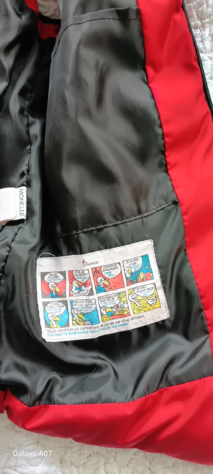 Moncler Red Puffer Jacket, Moncler, XL, Excellent condition — preloved on SilentSale®