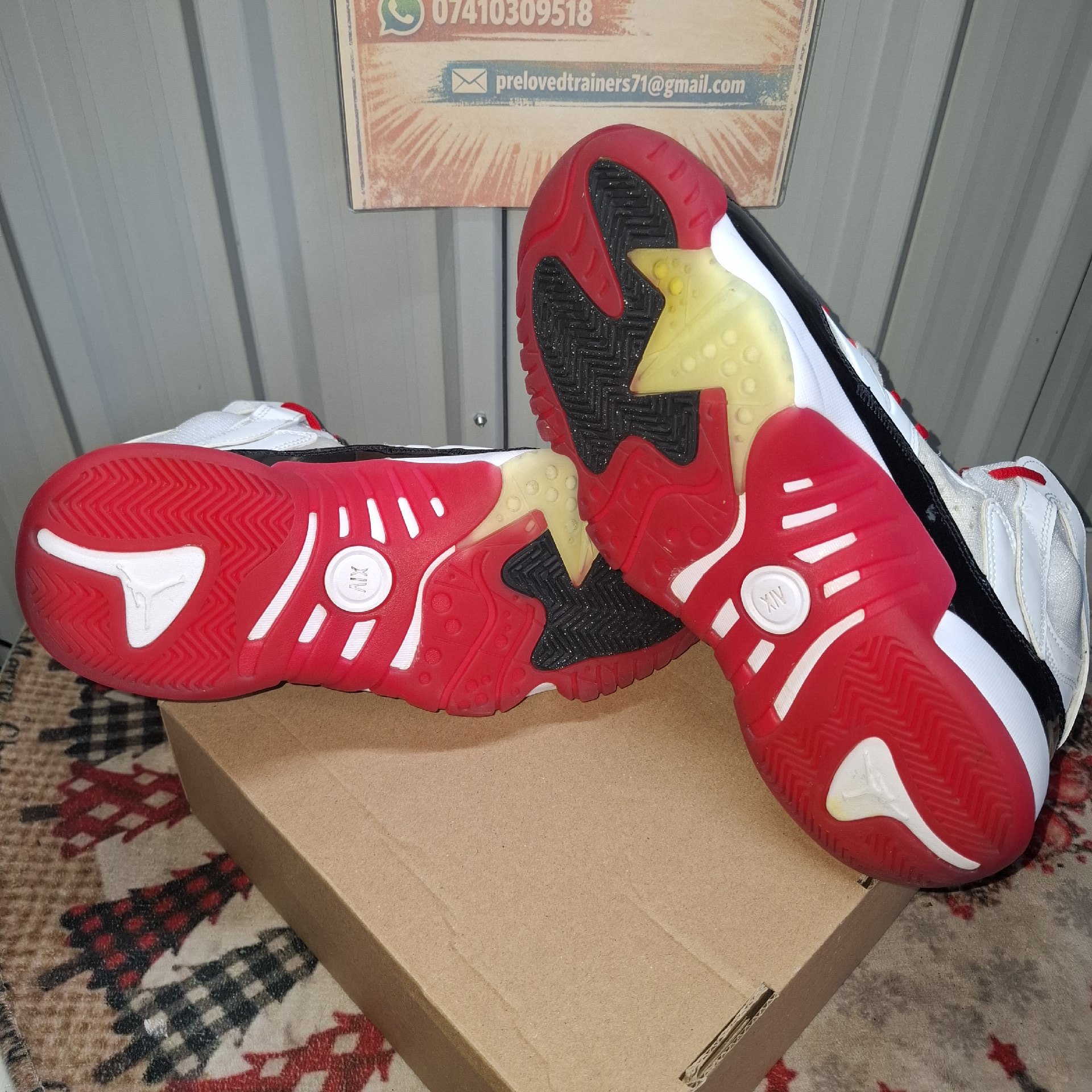 Jordan Air Jumpman Pro White Red Black Trainers – UK 9, Jordan, 9, Good condition — preloved on SilentSale®