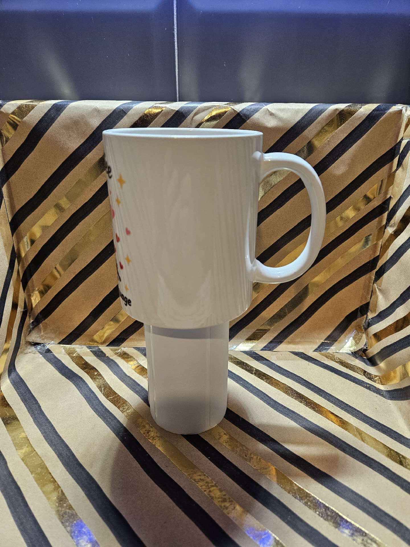 Novelty Ceramic Iced Coffee Mug with Handle, Unbranded, One Size, New condition — preloved on SilentSale®