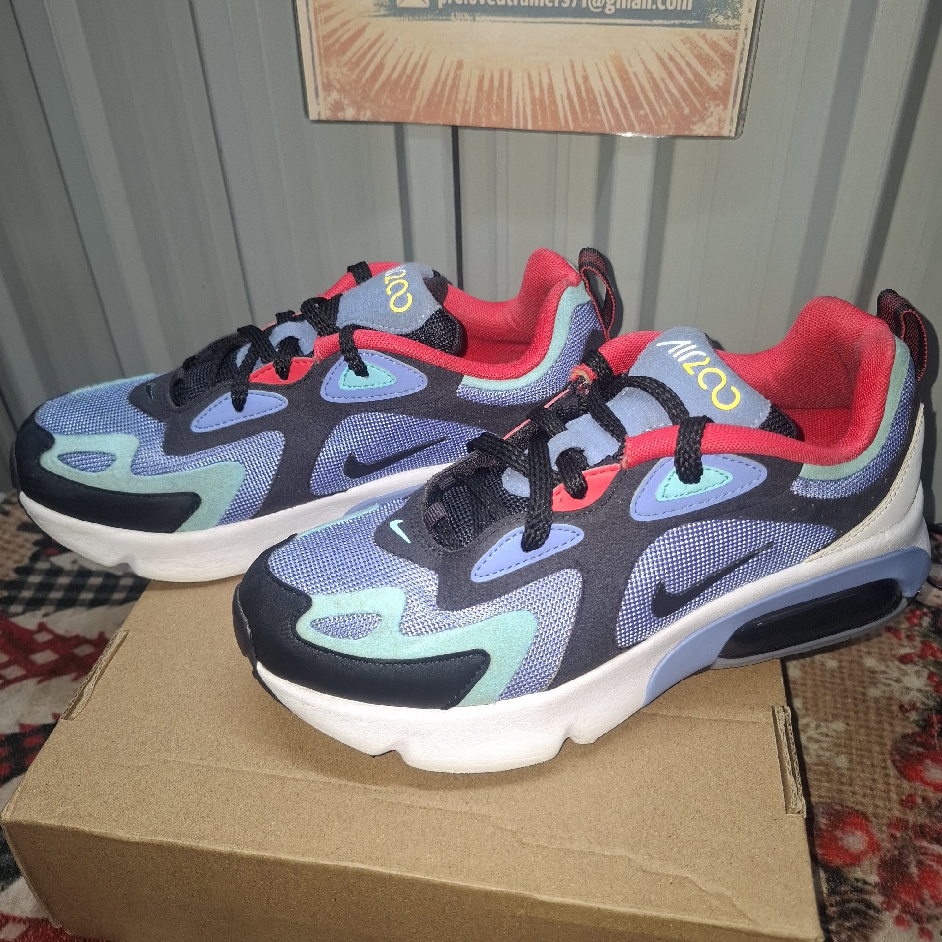 Nike Air Max 200 Trainers – Multicoloured, Nike, 5.5, Excellent condition — preloved on SilentSale®