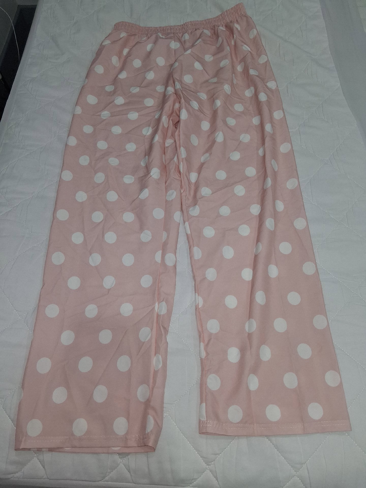 Pink Polka Dot Lounge Pants , PINK, XL, New condition — preloved on SilentSale®