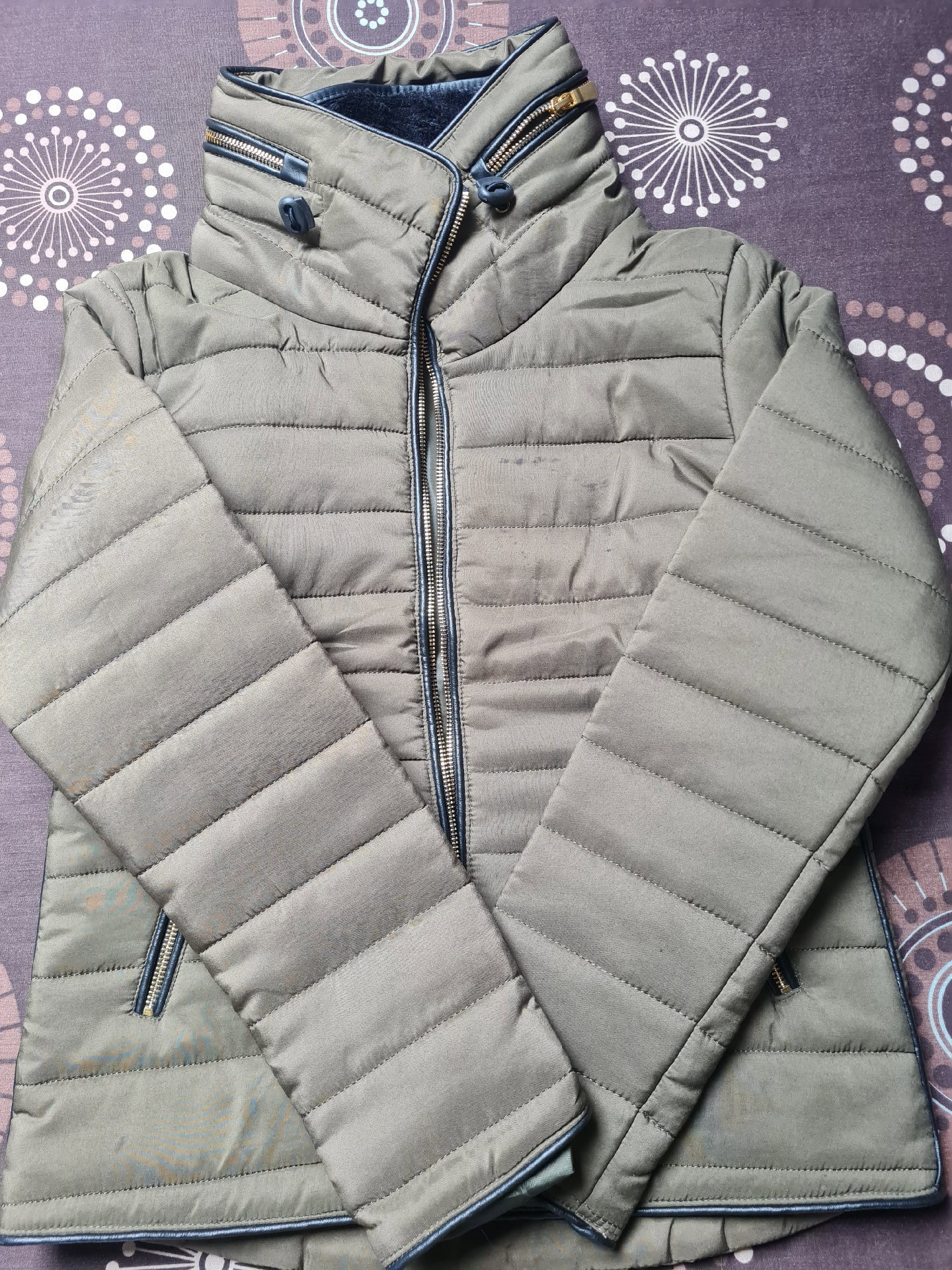 Green Quilted Jacket With Fleece Lining – Size M, Geographical Norway, M, Like New condition — preloved on SilentSale®