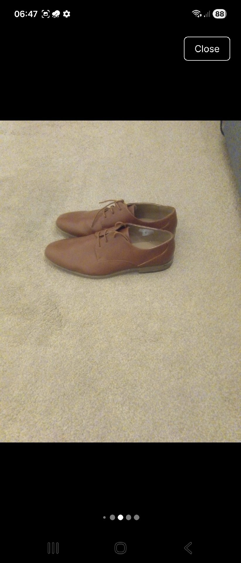 Threadbare Brown Leather Lace-Up Shoes, Threadbare, 11, New condition — preloved on SilentSale®