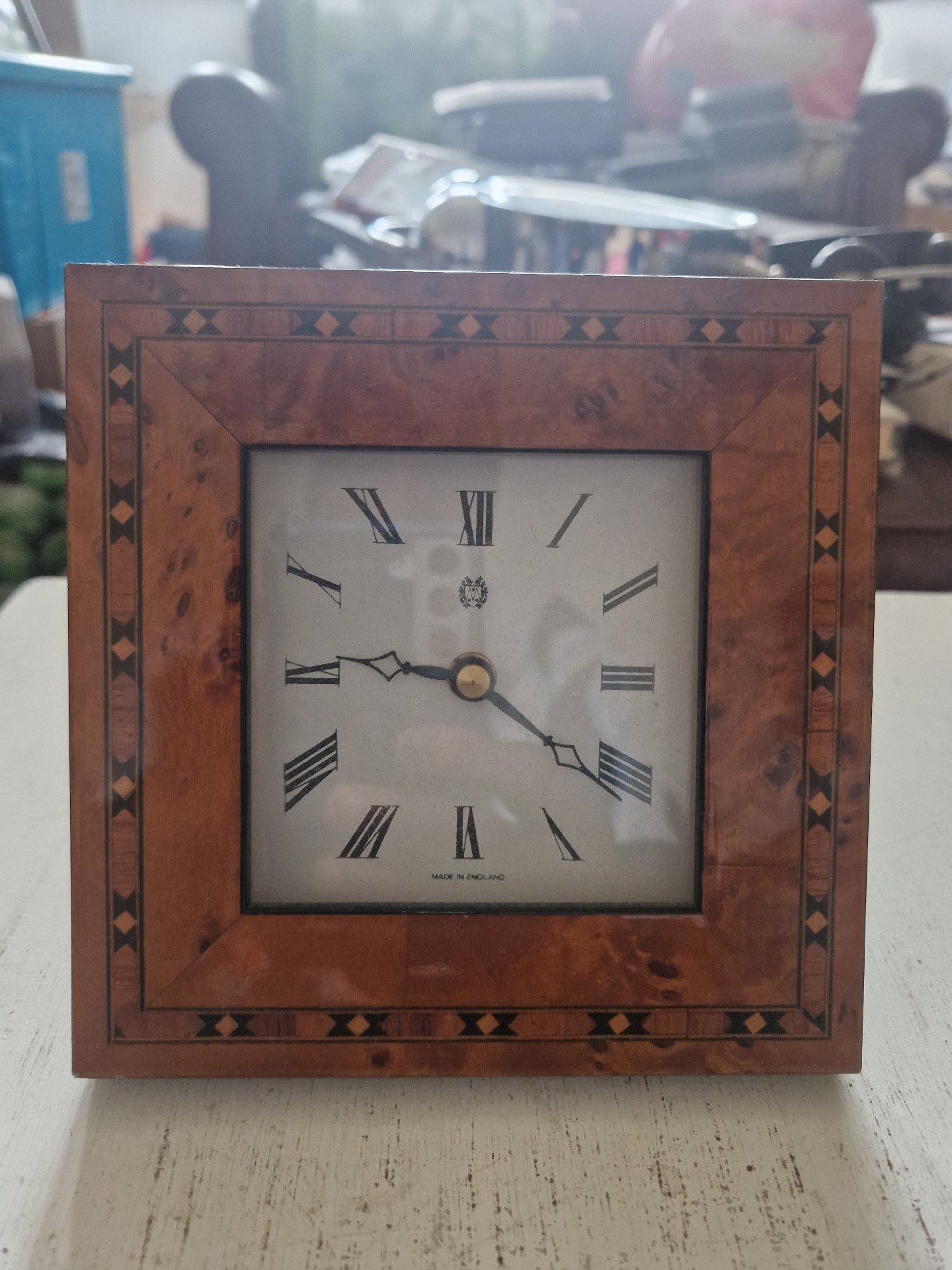 Kienzle Quartz Wooden Mantel Clock with Roman Numerals, Kienzle, One Size, Good condition — preloved on SilentSale®