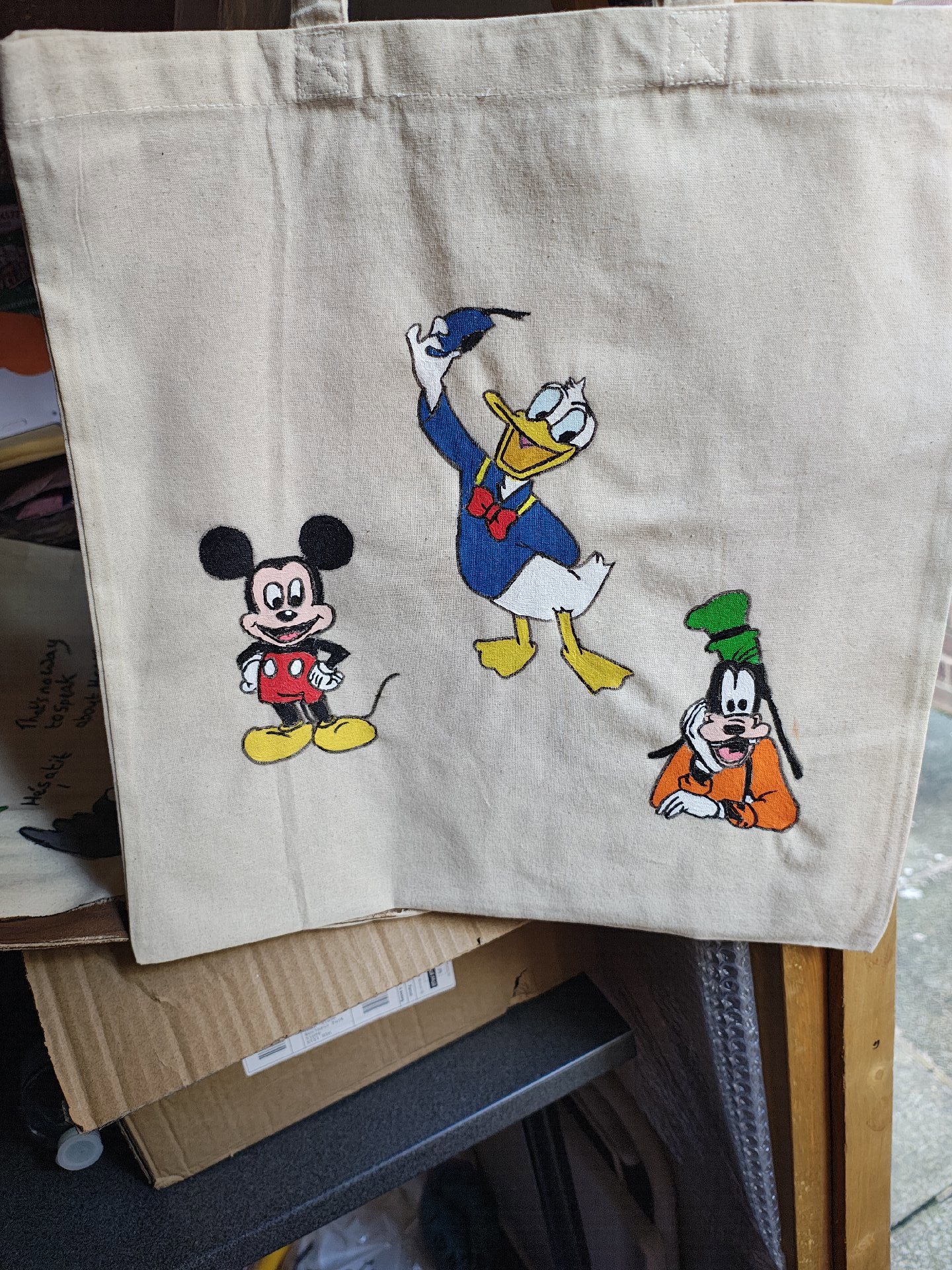 Hand painted tote bags , Unbranded, Tote, New condition — preloved on SilentSale®