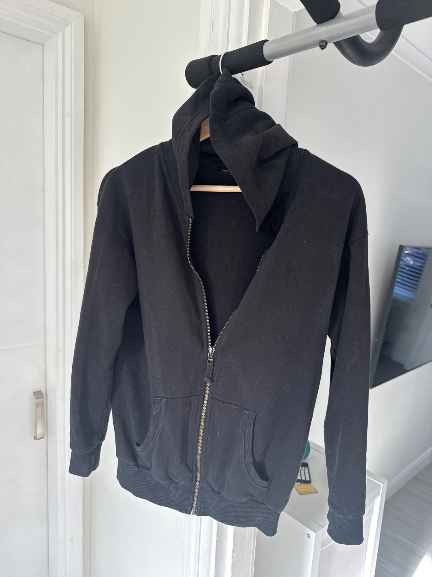 Black Zip-Up Hoodie, Next, 14Y, Good condition — preloved on SilentSale®