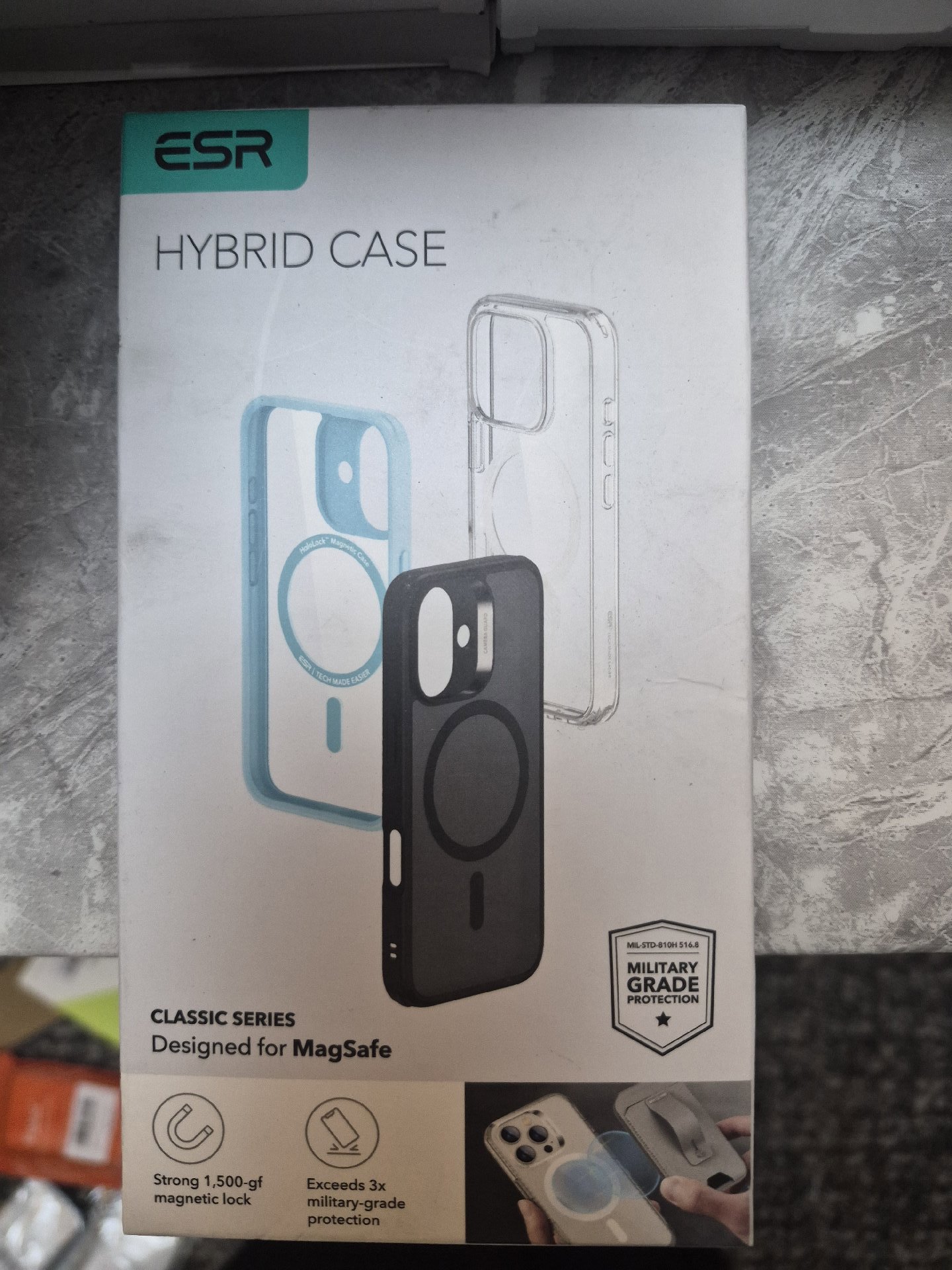 ESR Hybrid Case Classic Series for iPhone 15 Plus Clear Black, Esr, iPhone 15 Plus, New condition — preloved on SilentSale®