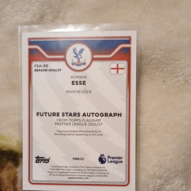 Topps Future Stars Romain Esse Autograph Football Card 049/150, Topps, One Size, Excellent condition — preloved on SilentSale®