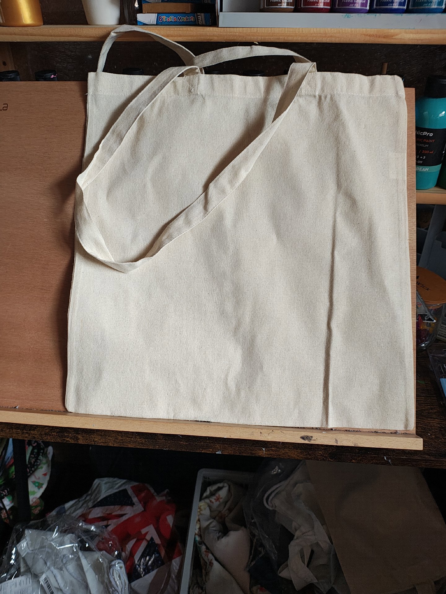 Cat with coffee tote bag , Unbranded, Medium, New condition — preloved on SilentSale®