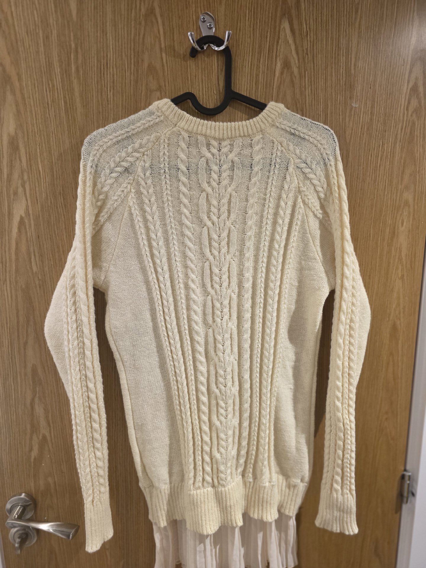 Cream Cable Knit Jumper Sweater, Unbranded, 12, New condition — preloved on SilentSale®