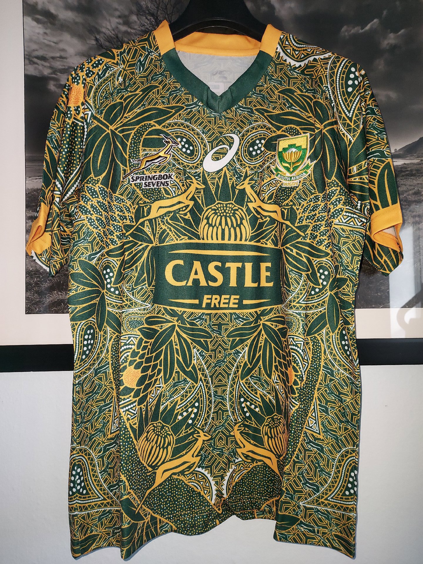 SOUTH AFRICA 🇿🇦 RUGBY, SPRINGBOK 7s 2018 SHIRT. SIZE LARGE., SOUTH AFRICA, L, New condition — preloved on SilentSale®