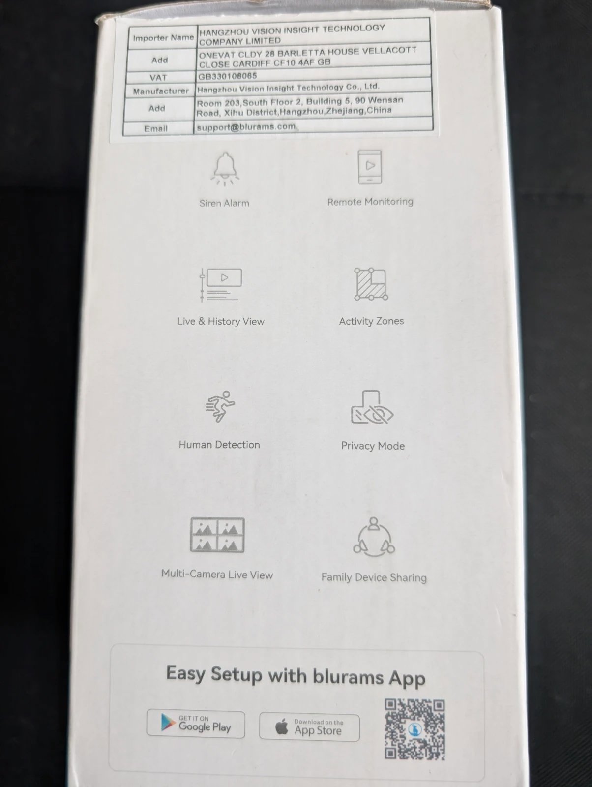 Blurams 2k pet camera 360° indoor dog camera wi-fi home Security black, blurams, One Size, New condition — preloved on SilentSale®