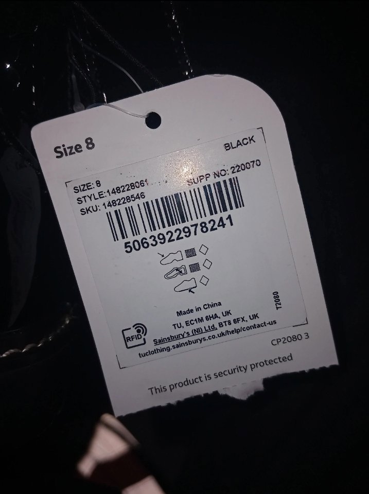 Kids Black Patent Leather Lace-Up Ankle Boots, TU, 8, New condition — preloved on SilentSale®