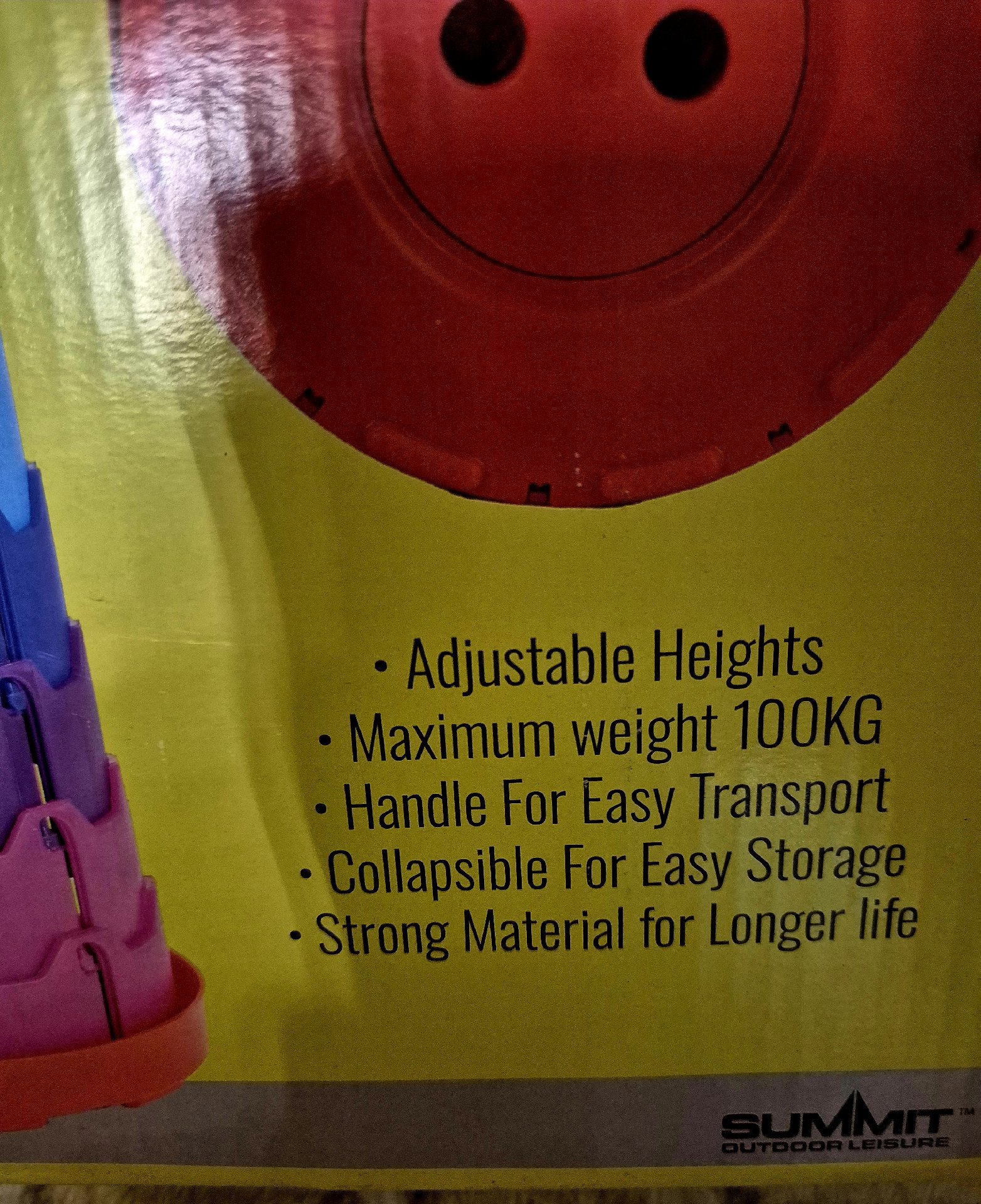 Summit Portable Telescopic Stool with Carry Handle, Summit, One Size, New condition — preloved on SilentSale®