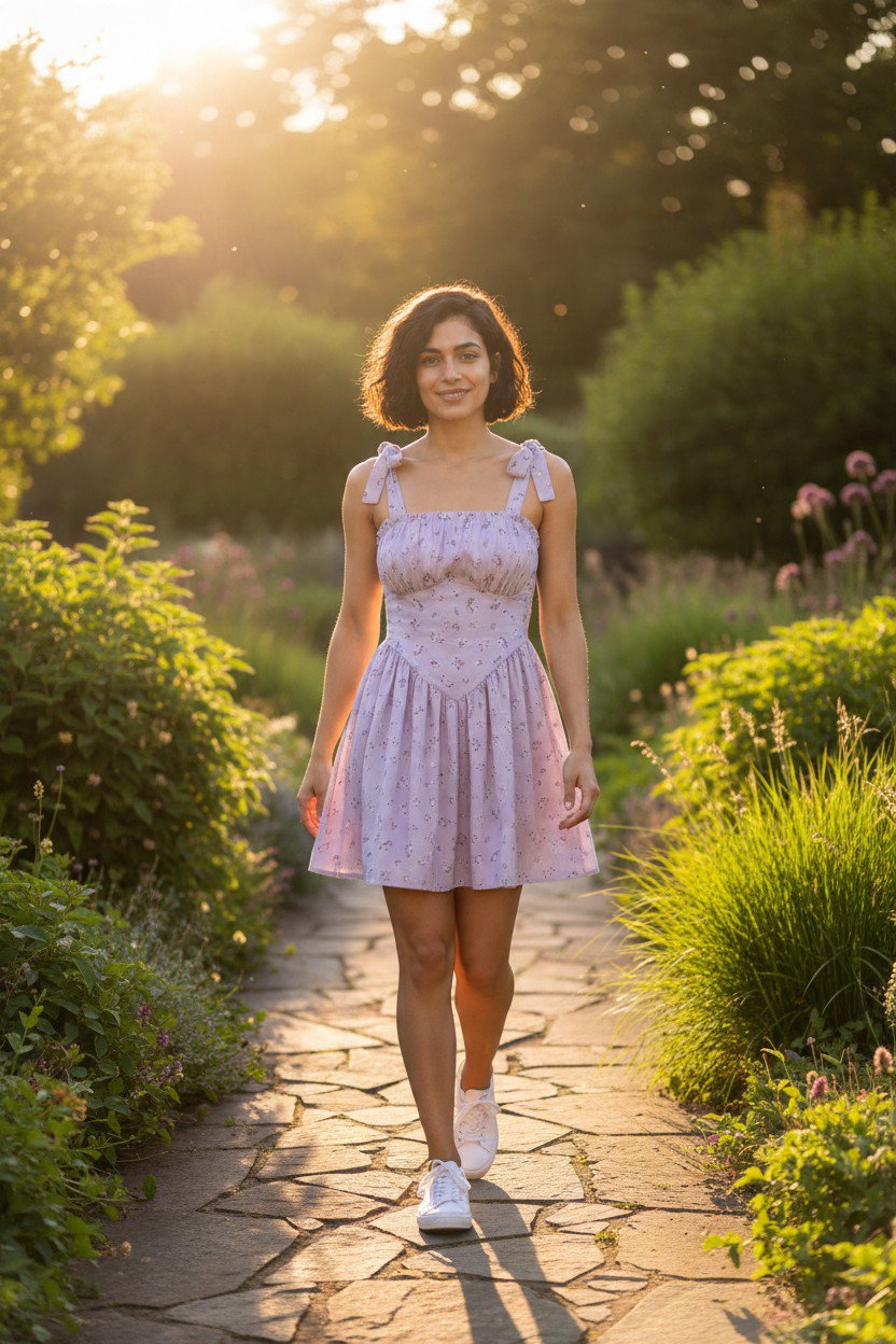 Limited Collection Lilac Floral Tie Strap Dress – UK 18, London Collection, 18, New condition — preloved on SilentSale®