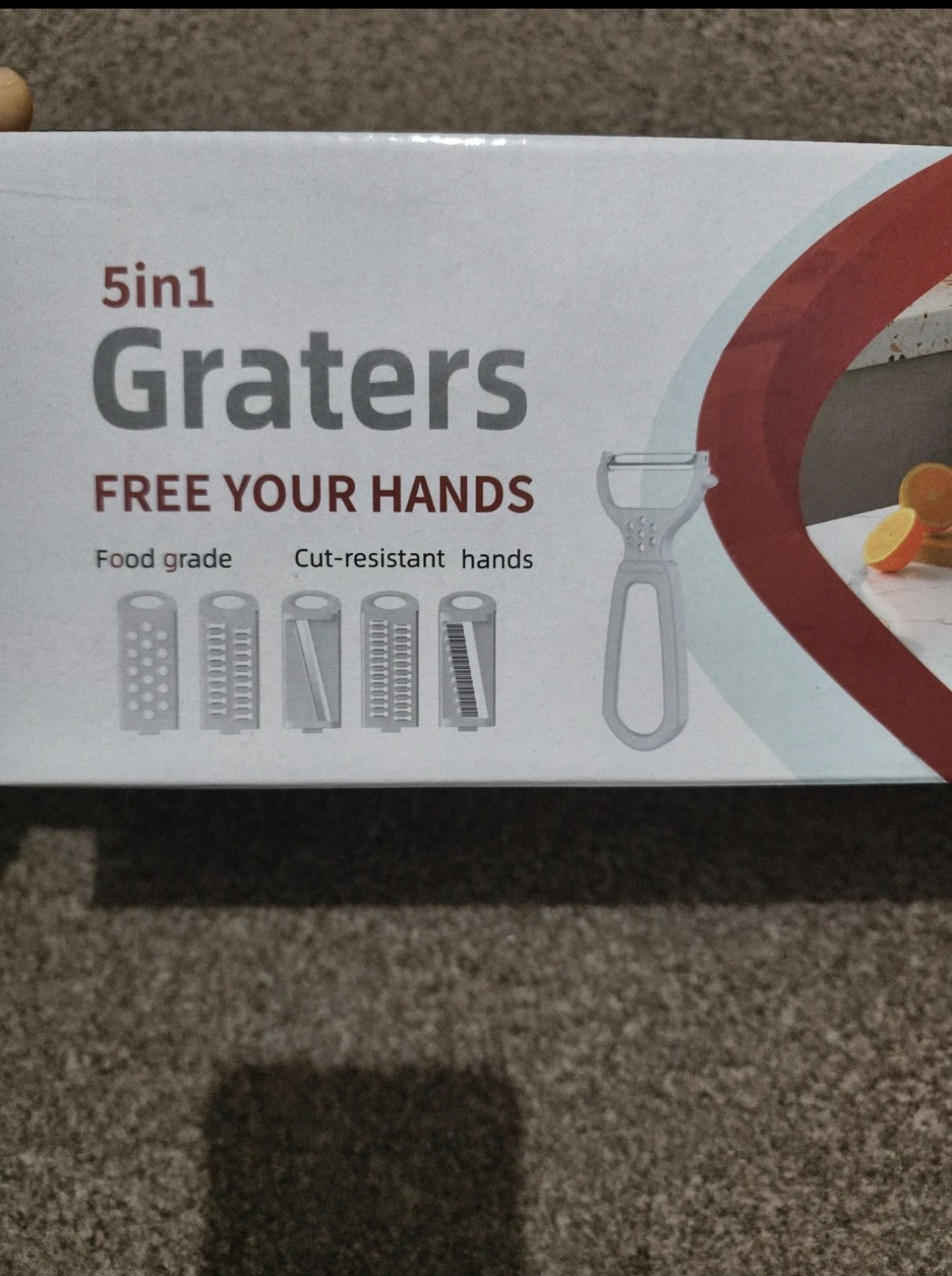 5 in 1 Kitchen Grater Set with Food Grade Blades, Unbranded, One Size, New condition — preloved on SilentSale®