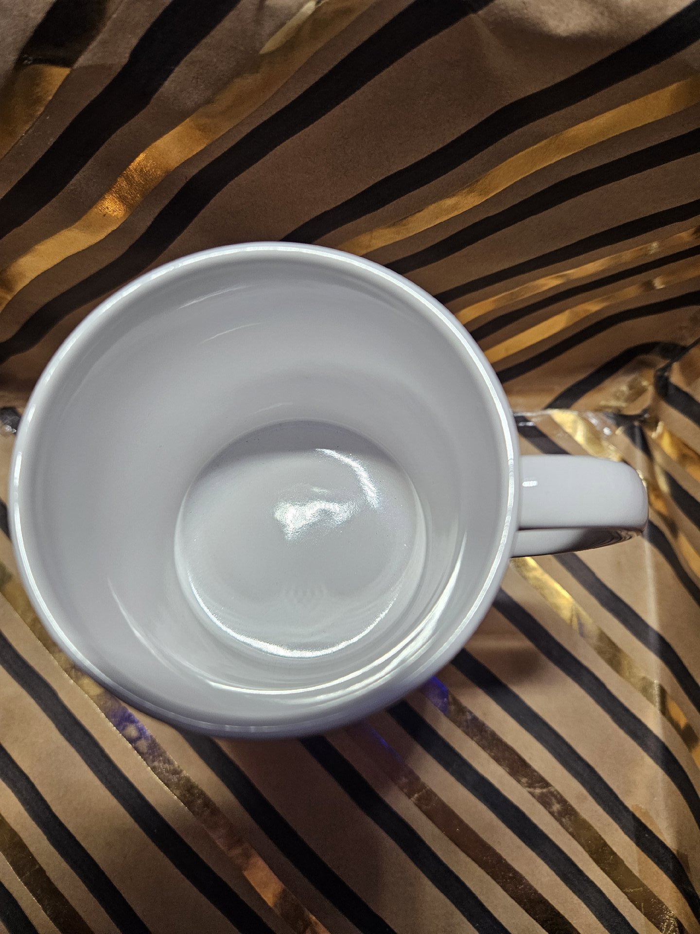 White Ceramic Coffee Mug with Coffee Text and Floral Design, Unbranded, One Size, New condition — preloved on SilentSale®