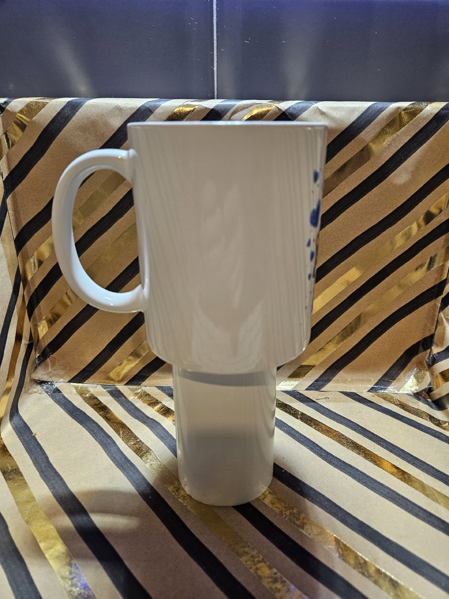 The Best Dad White Ceramic Mug with Car Design, Unbranded, One Size, New condition — preloved on SilentSale®