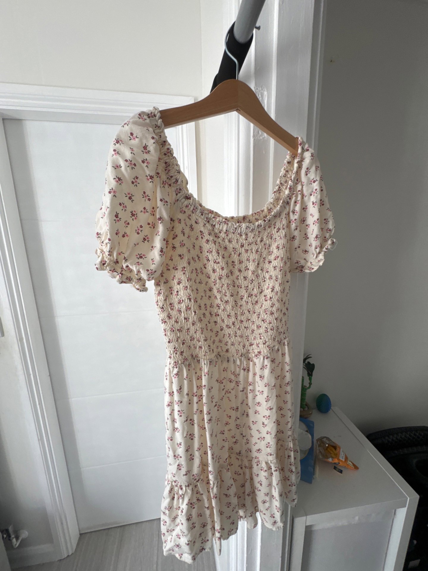 Floral Smocked Puff Sleeve Dress, Next, 11 years, Excellent condition — preloved on SilentSale®