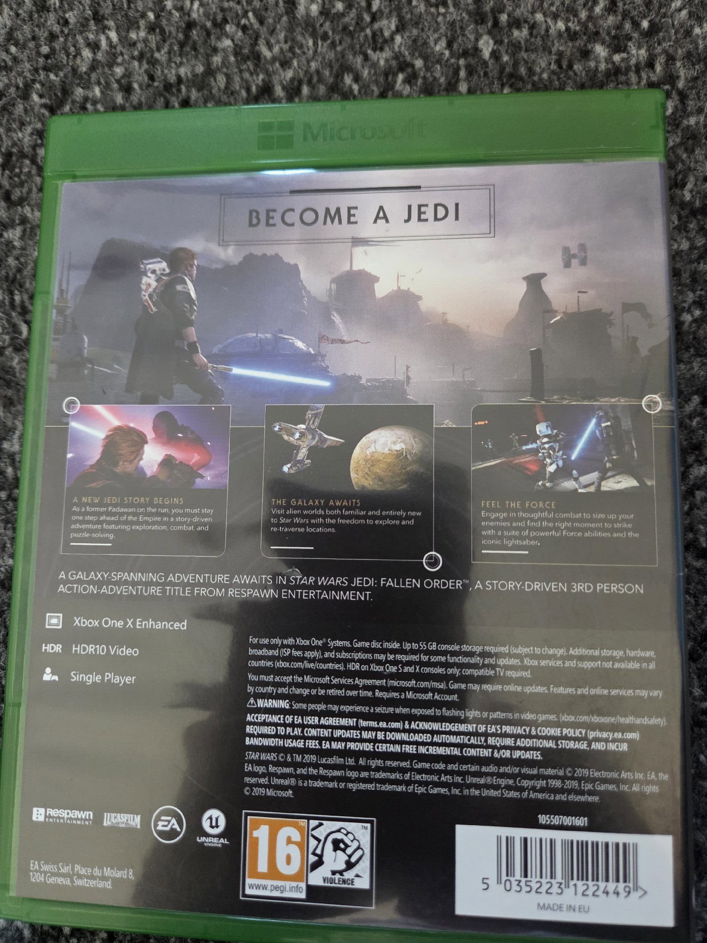 Star Wars Jedi Fallen Order Xbox One Game, Star Wars, One Size, Excellent condition — preloved on SilentSale®