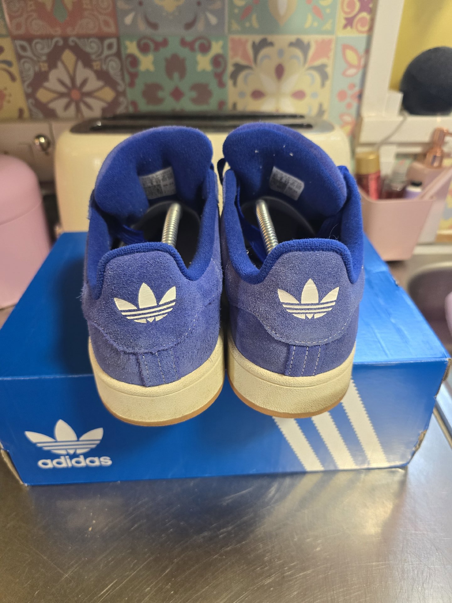 Adidas Campus Blue Suede Trainers – UK 8, Adidas, 8, Excellent condition — preloved on SilentSale®