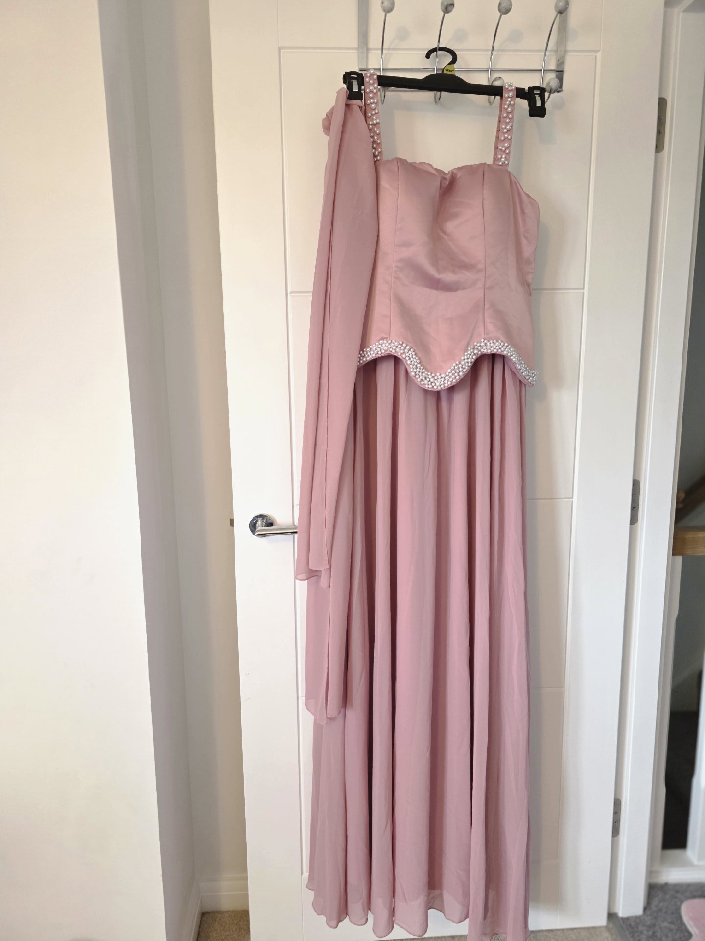 Faeriesty Elegant Women's Light Rose Formal Dress, faeriesty, M, New condition — preloved on SilentSale®