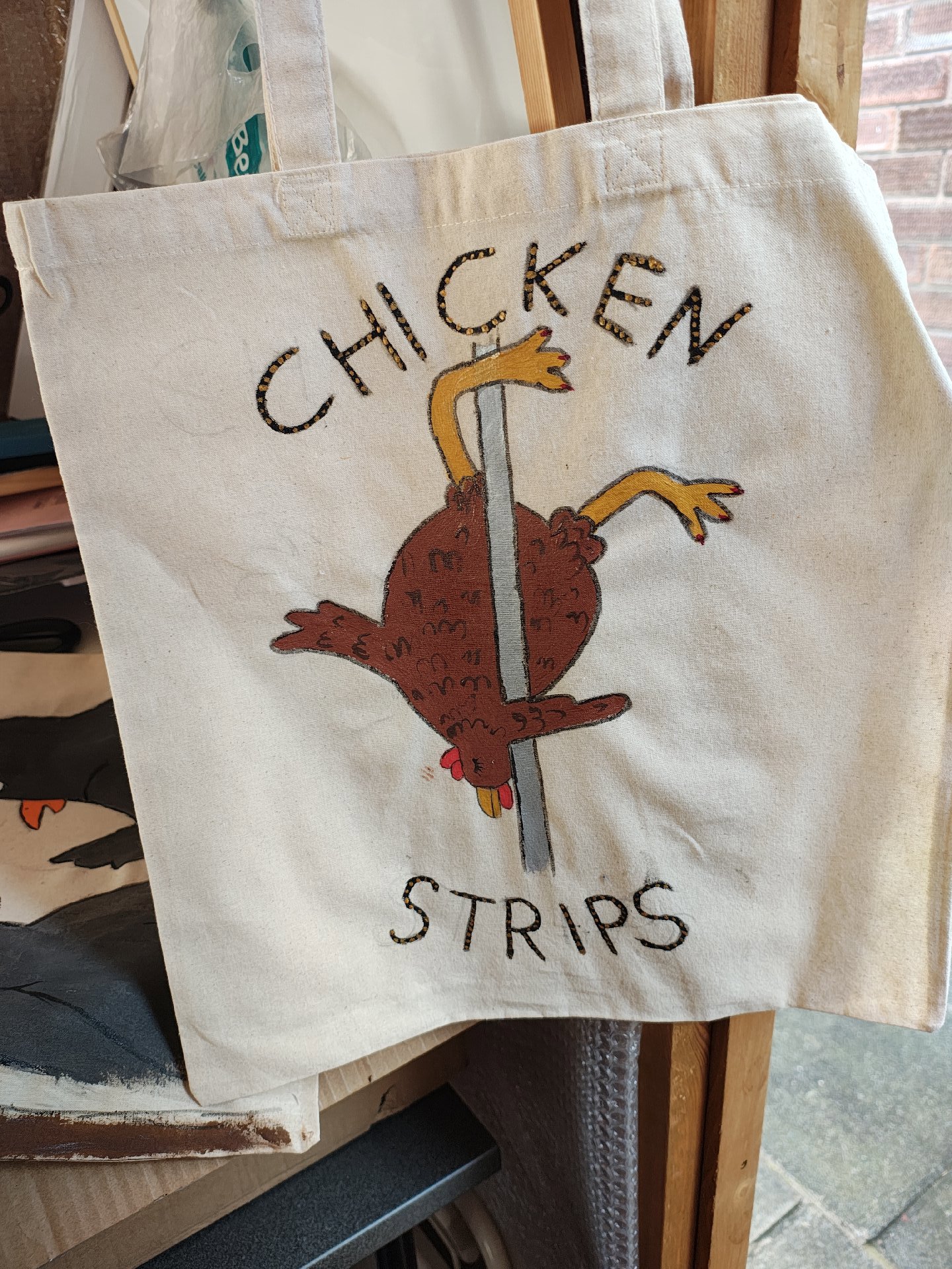 Hand painted tote bags , Unbranded, Tote, New condition — preloved on SilentSale®