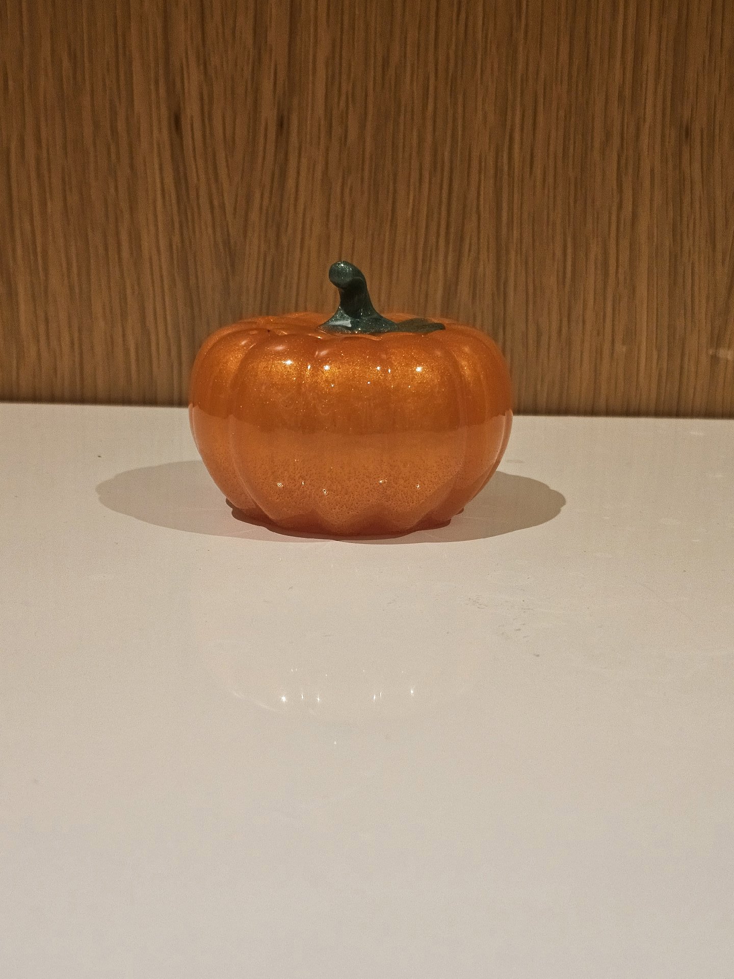 Orange Plastic Pumpkin Storage Container, resin, Large, New condition — preloved on SilentSale®