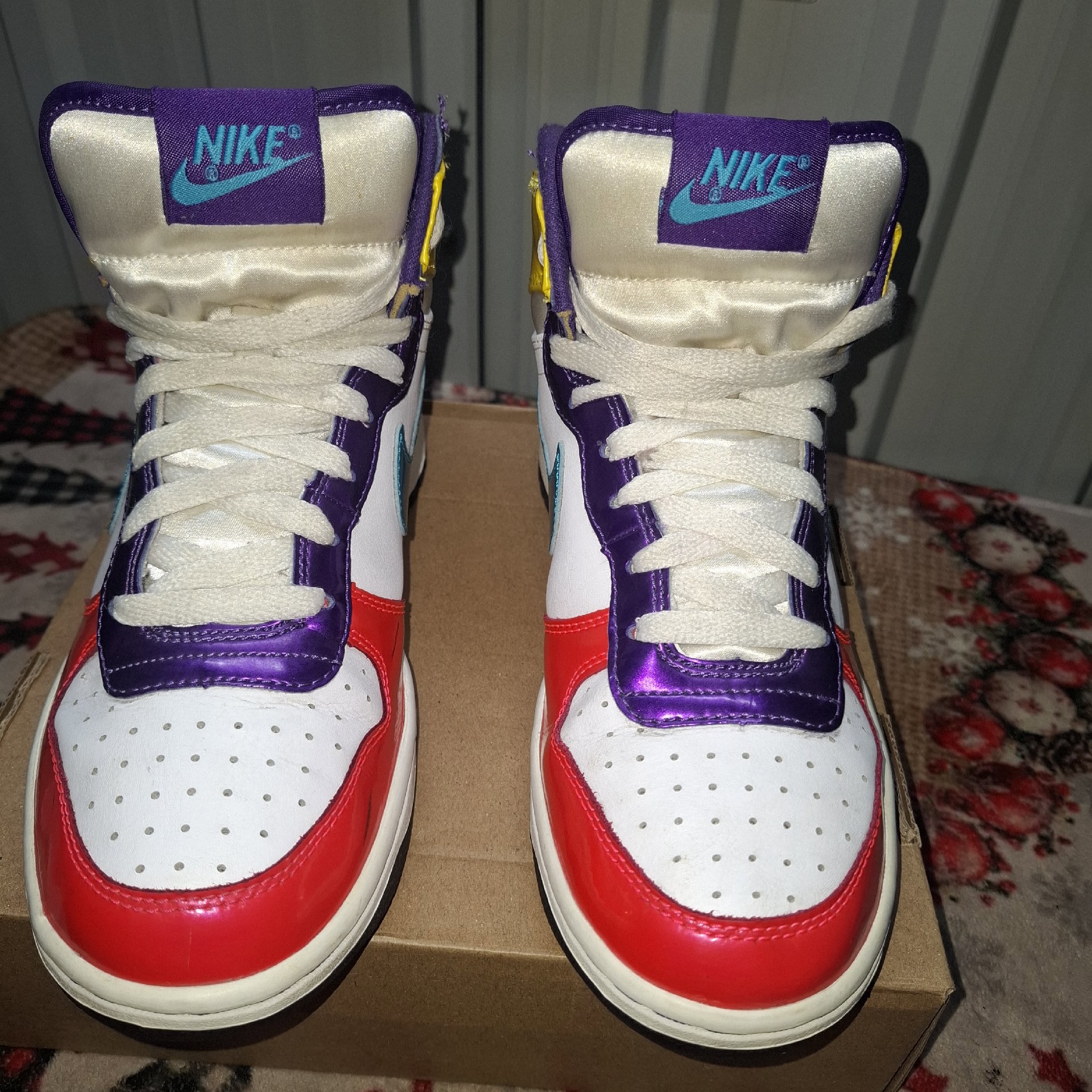 Nike Multicolour High Top Trainers – 6Y, Nike, 6Y, Good condition — preloved on SilentSale®
