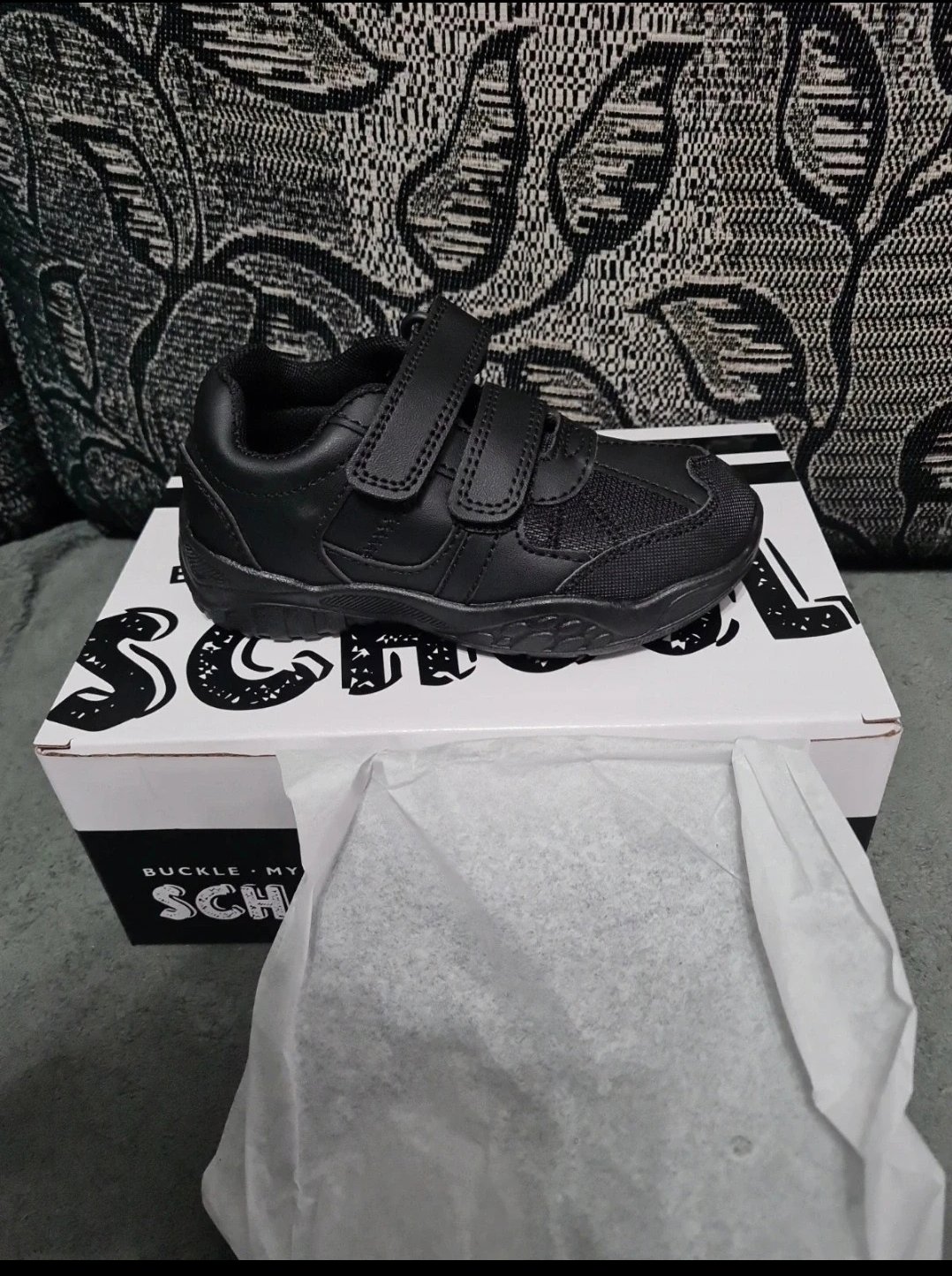 Boys school shoes/trainers , Buckle My Shoe, 12, New condition — preloved on SilentSale®