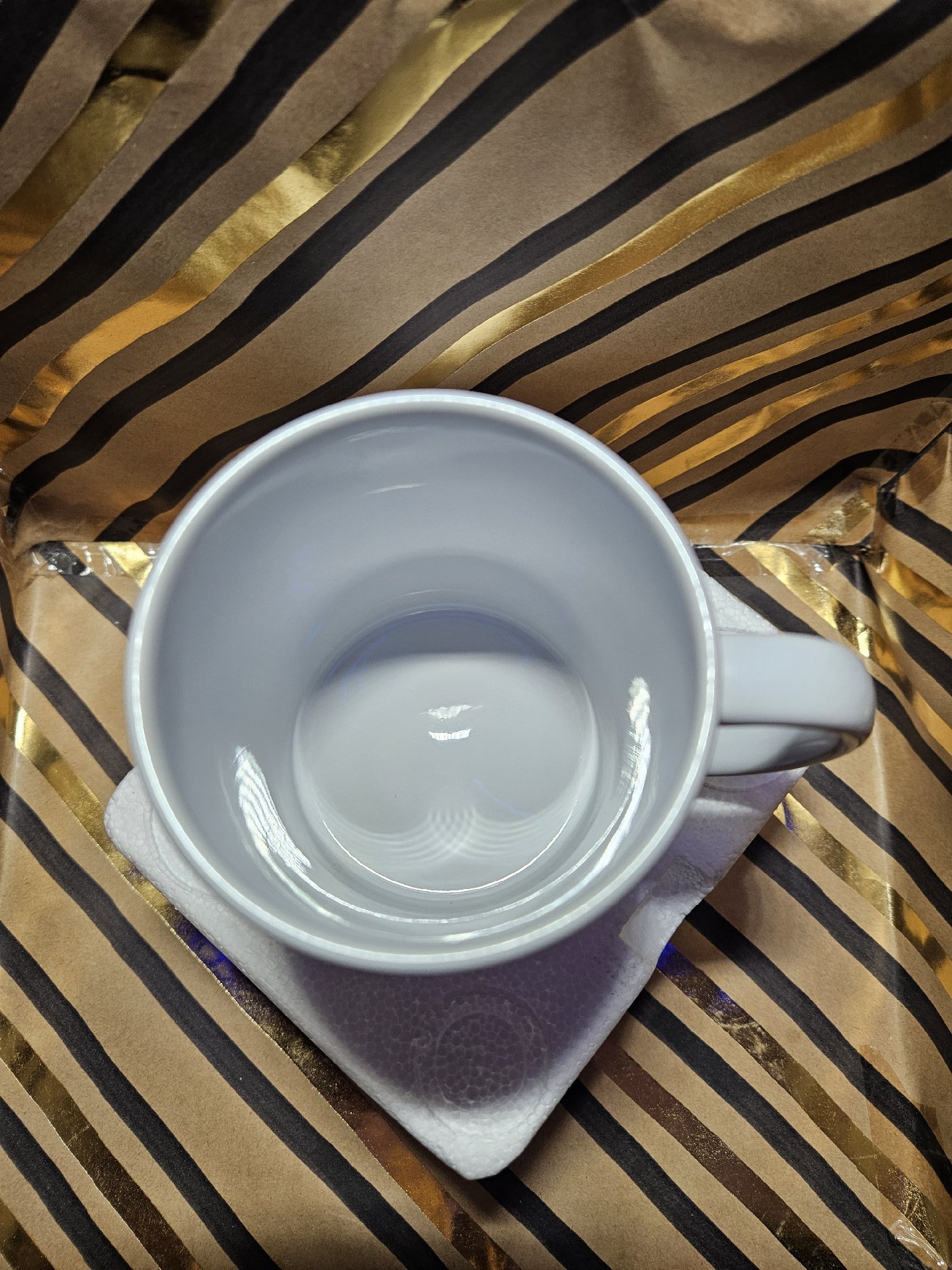 Ceramic Mug with Floral and Teacup Design, Unbranded, One Size, New condition — preloved on SilentSale®